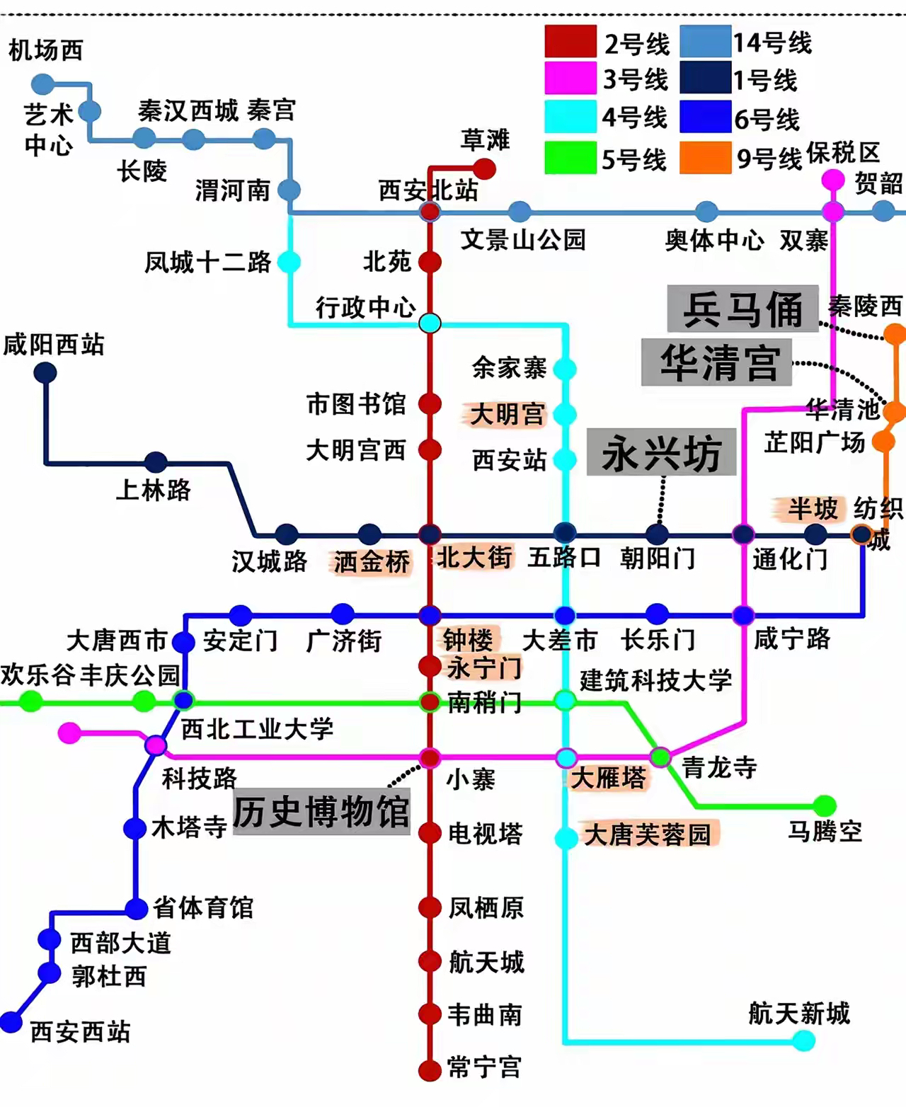 拉不完,根本拉不完,西安地铁2号线,从早6点一直跑到晚上23点50,要跑18