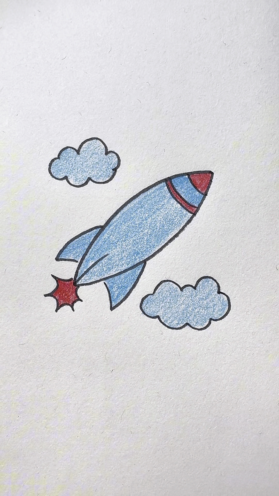 简单画一个火箭吧