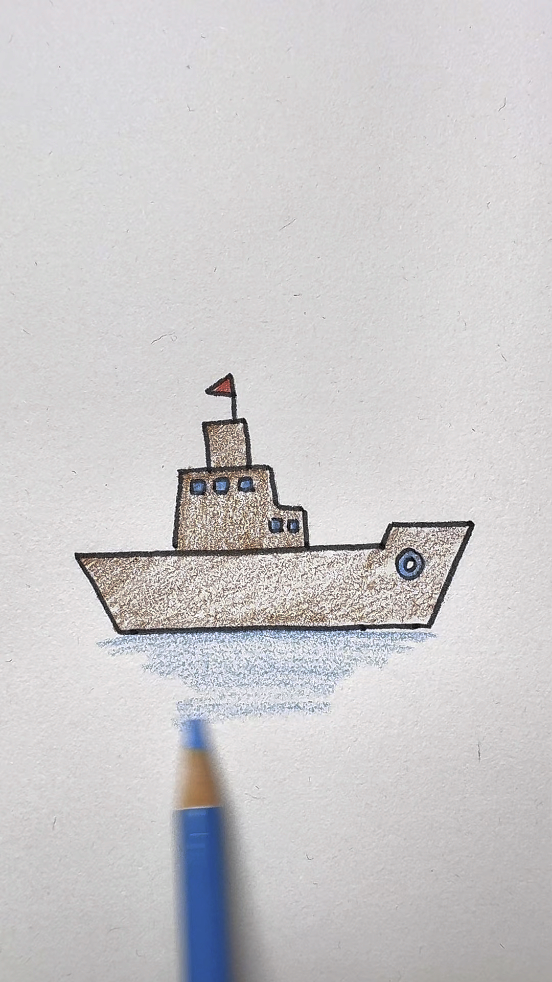 一起画一艘船吧!