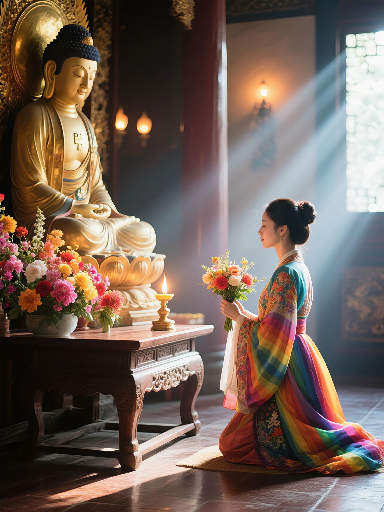 佛前供花为何必须去除尖刺?修剪花刺=修剪嗔心?