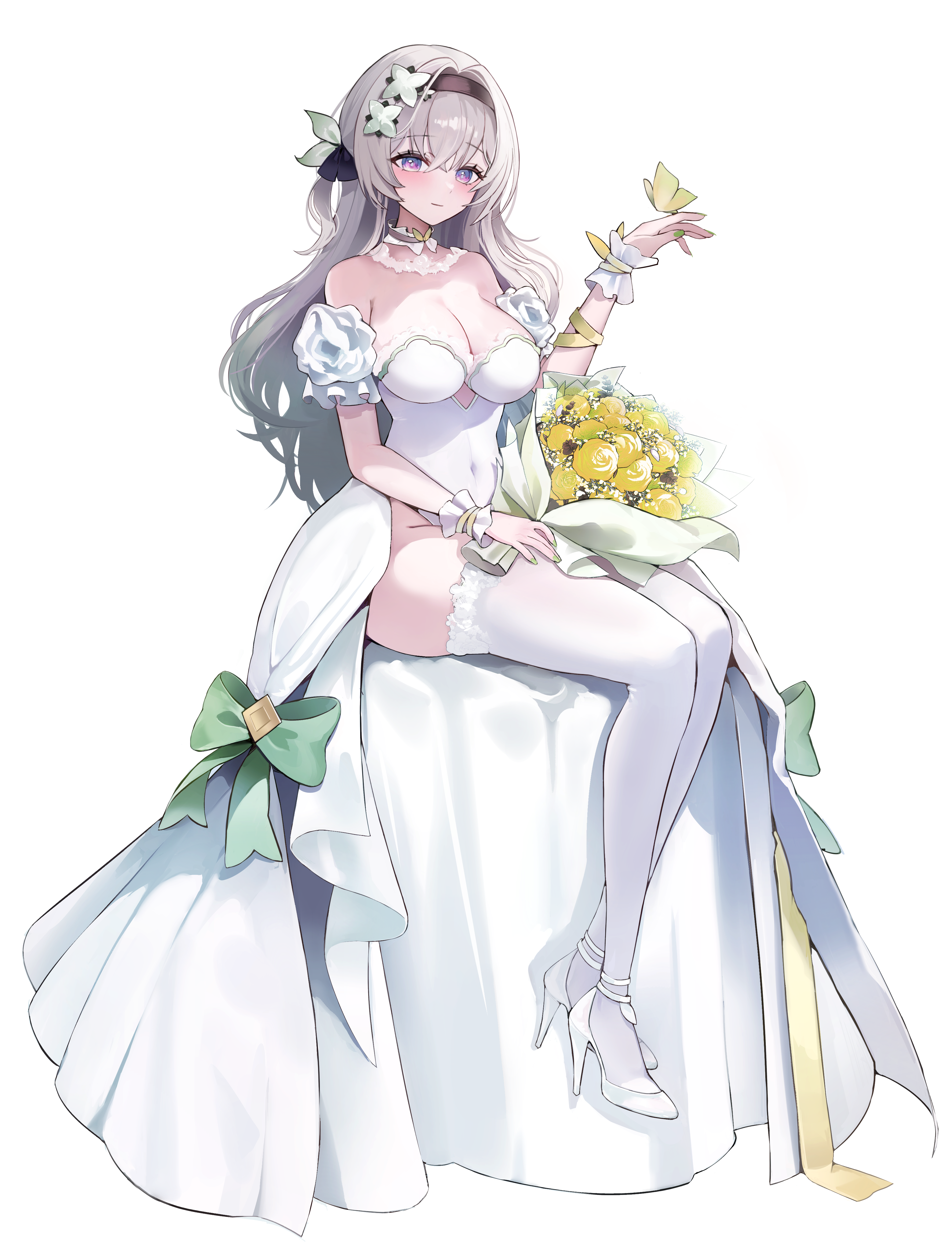 身穿嫁衣的流萤太美了,可以当我老婆～