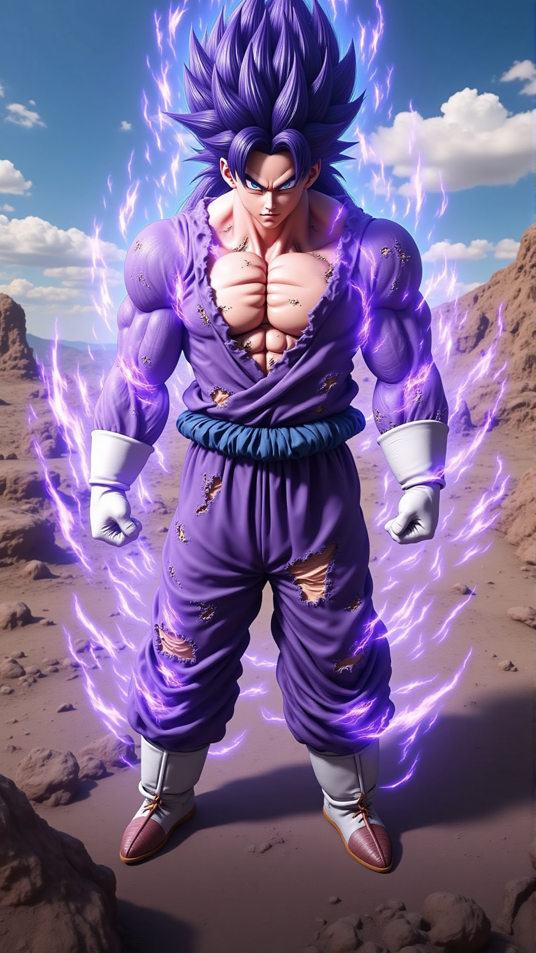 肌肉分离度炸裂的赛亚人