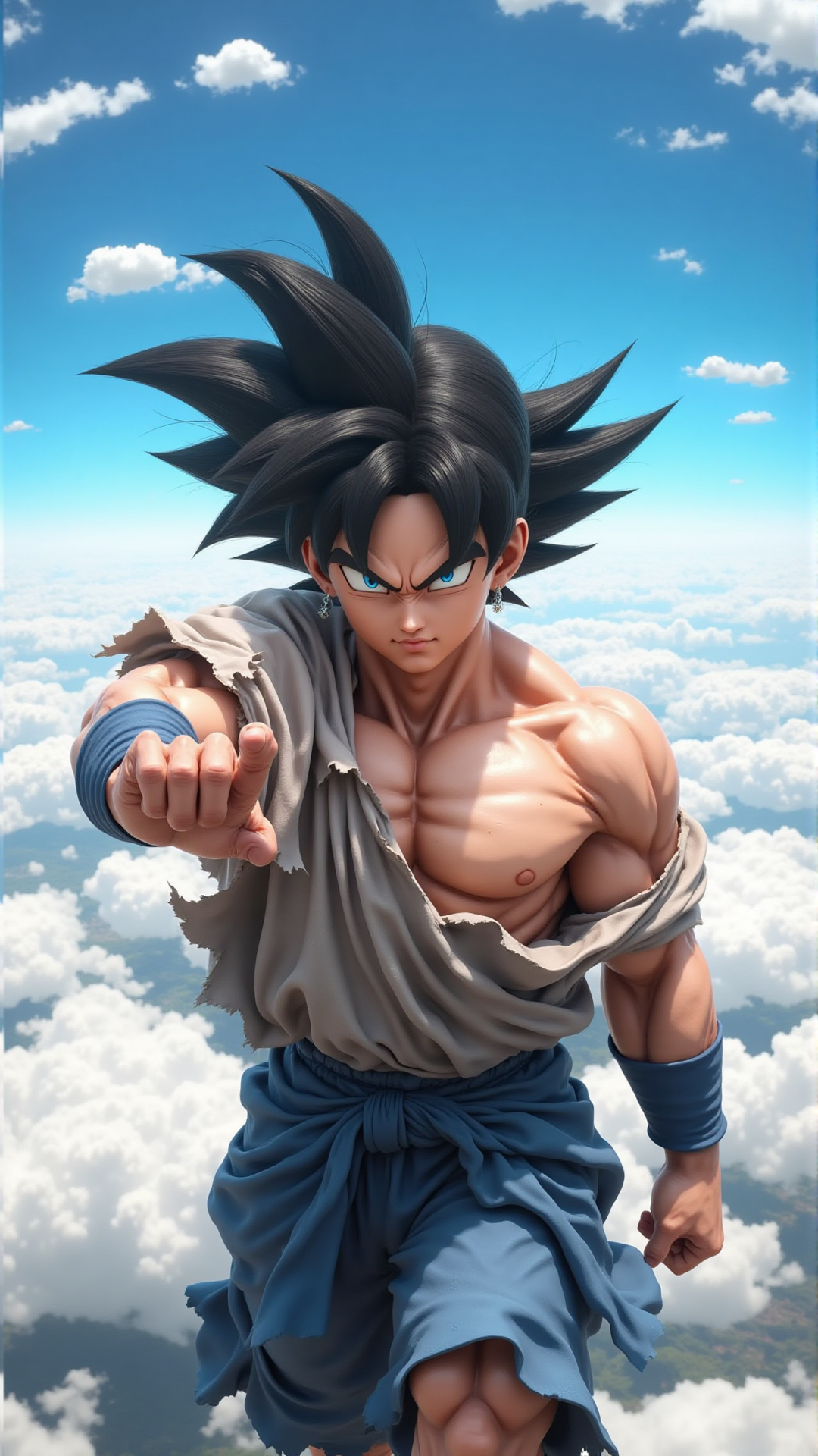 肌肉分离度炸裂的赛亚人