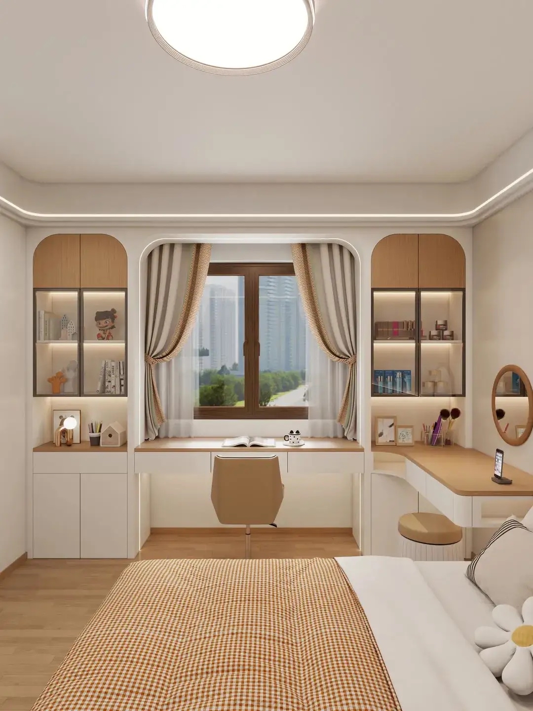 飘窗这样设计,美观又实用. 关注我,分享更多的装修设计