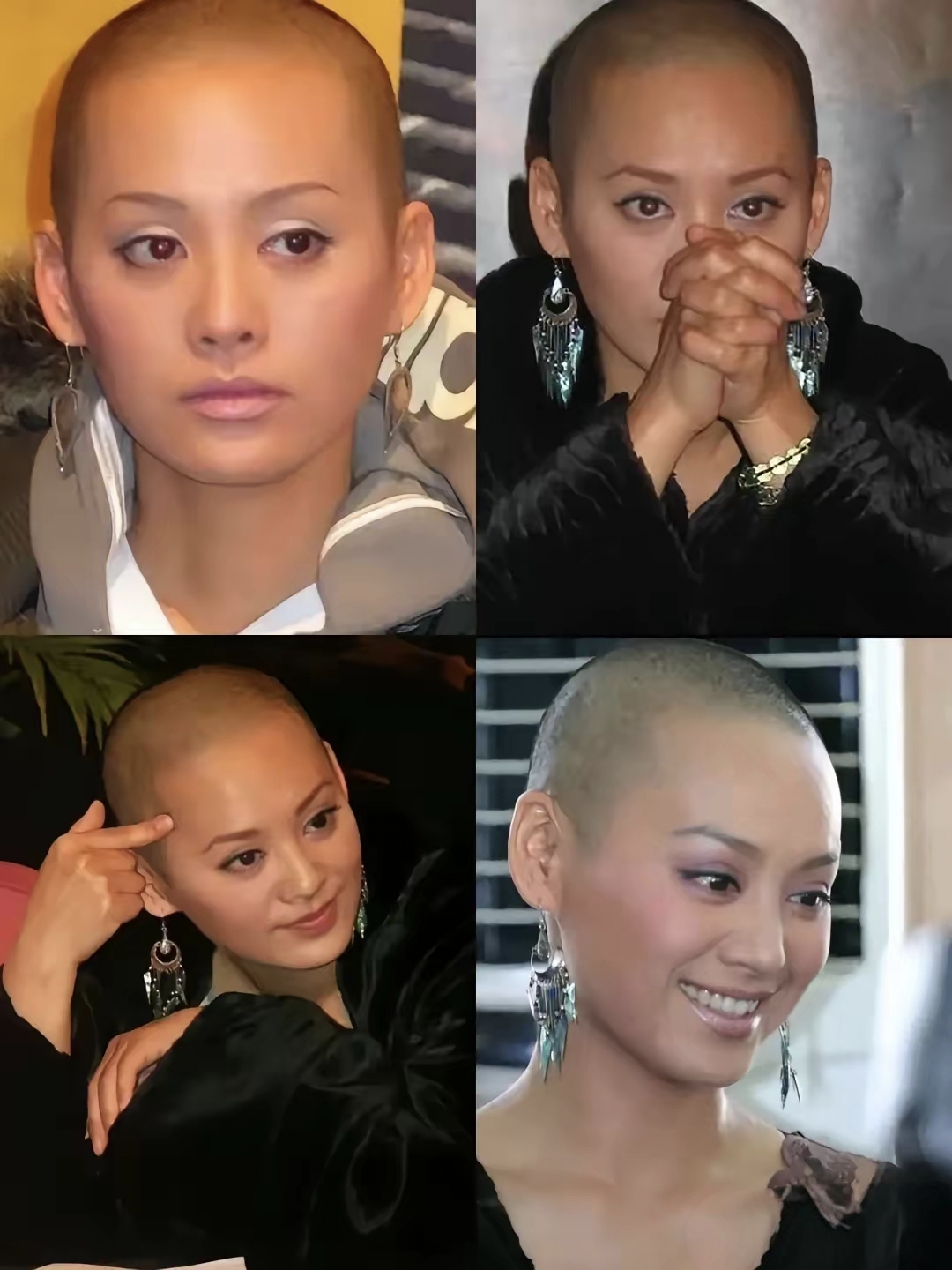 刘嘉玲好奇地问宁静为啥要剃光头,还寻思是不是受啥刺激了