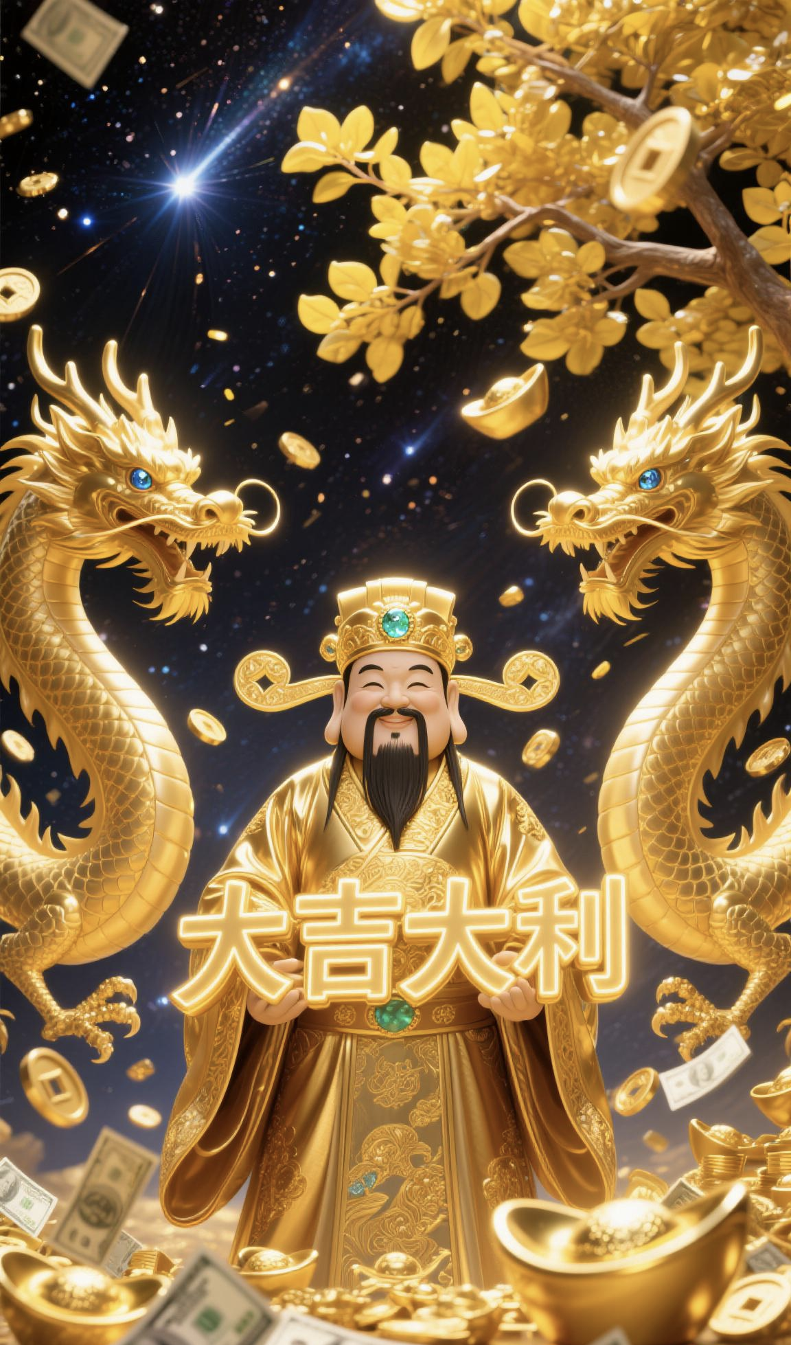 《金财神·双龙护宝》