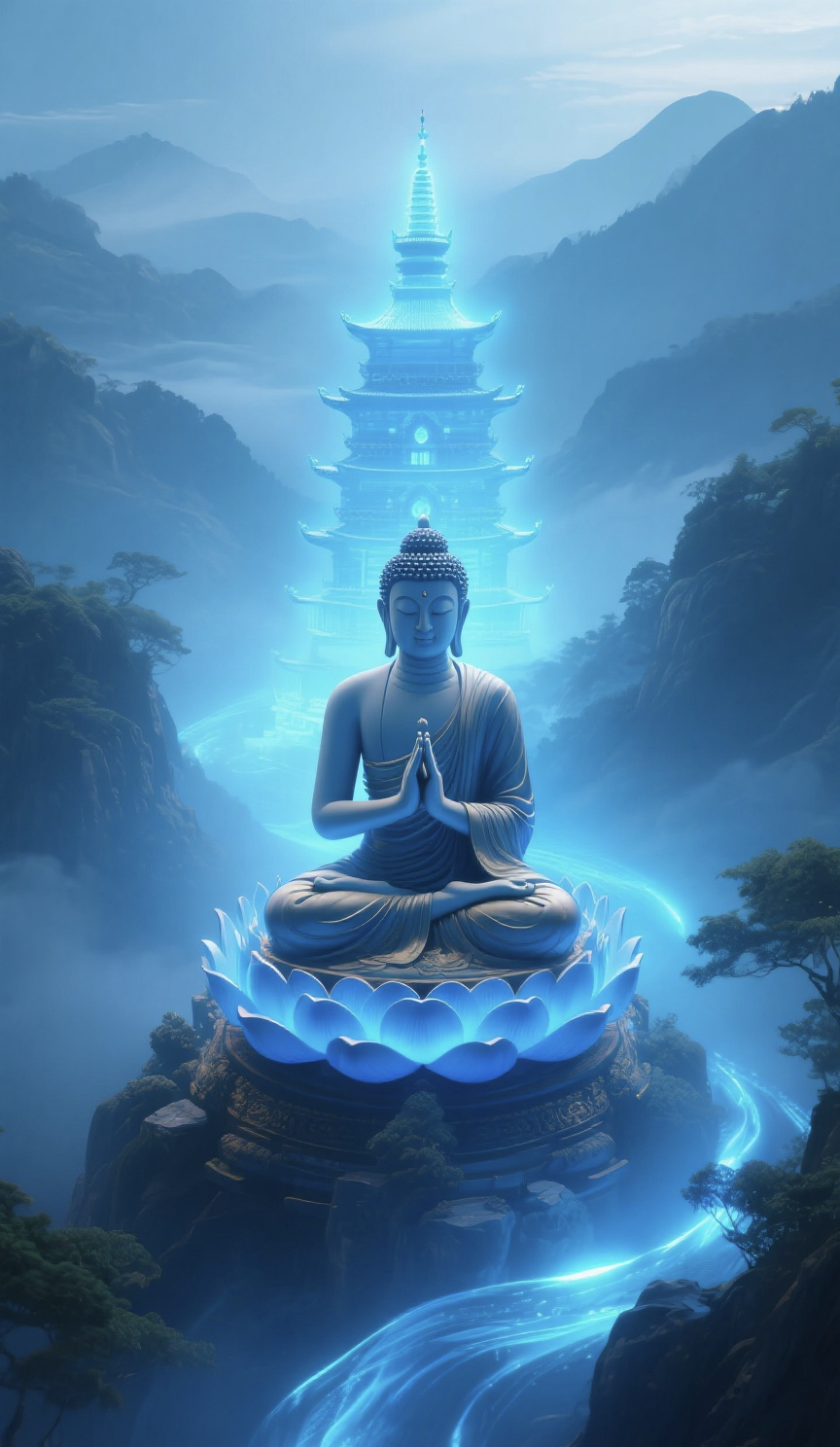 6组大佛像高清3d手机壁纸