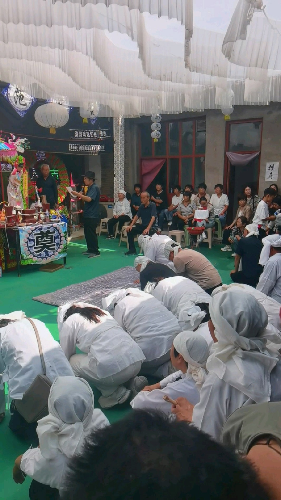 晋南农村葬礼纪实看看你的家乡有这样习俗吗?