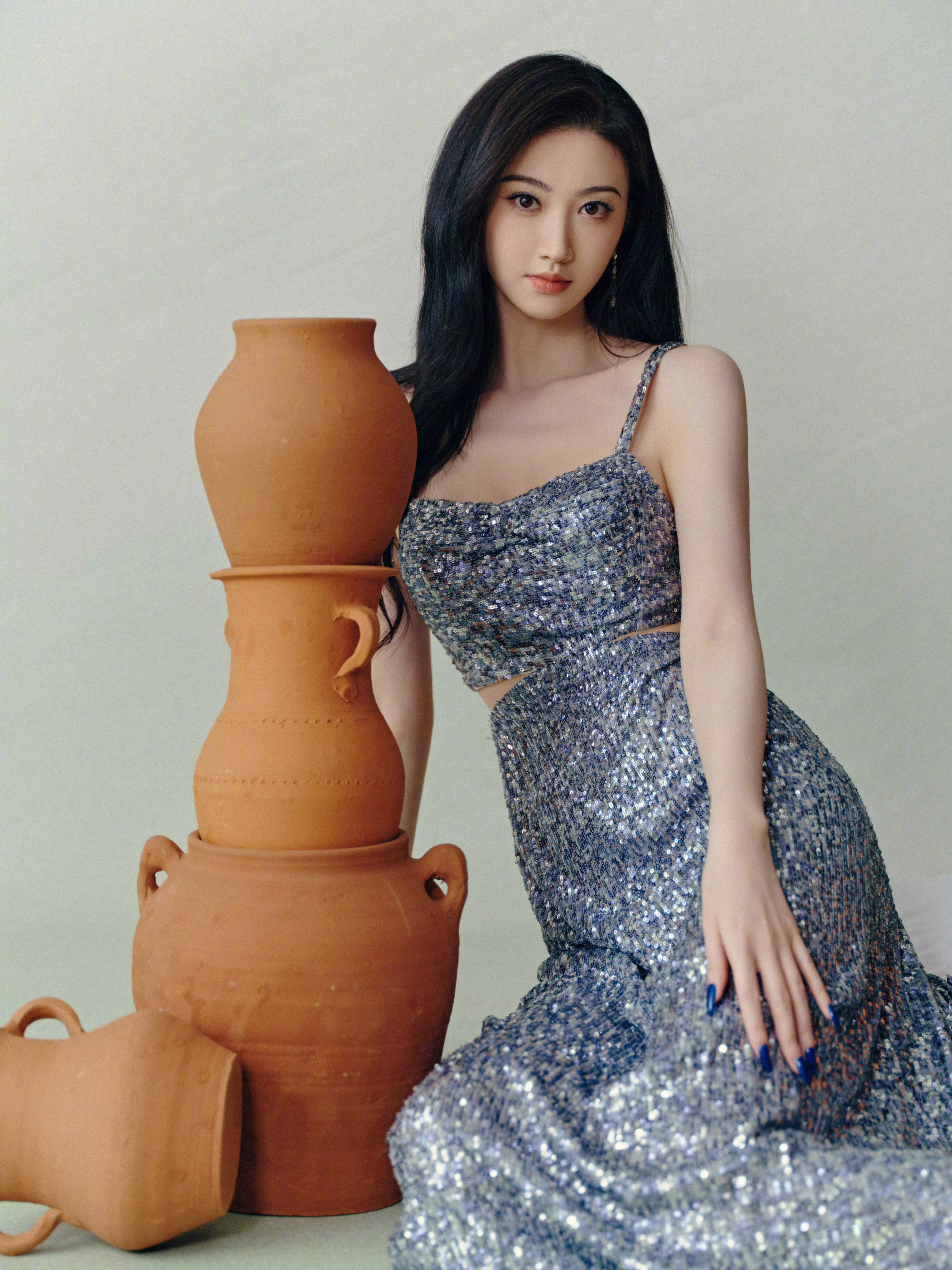 景甜新写真,把复古与时尚玩明白了