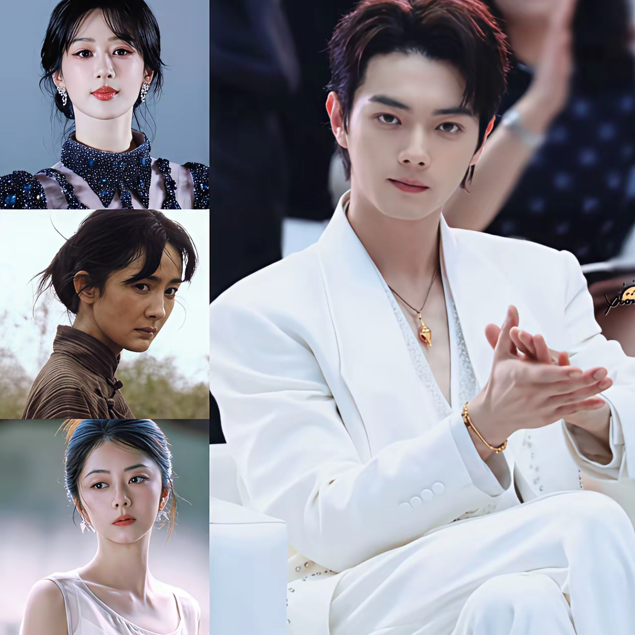 搭档谭松韵,杨幂,杨紫这些顶流女演员,资源好到让人羡慕,可就是没水花