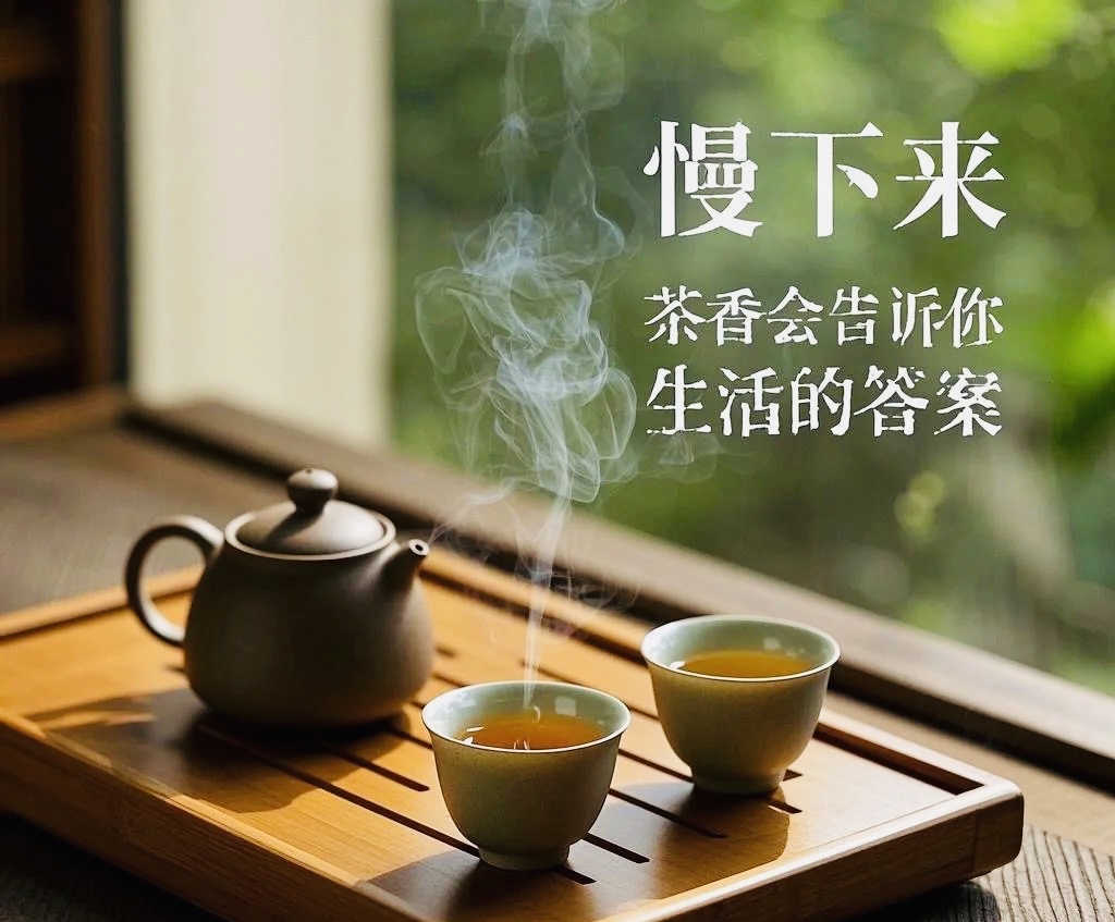 怀揣梦想,贩卖美好,忙时迎客,闲时清茶,尤其是在下雨天,与喝茶最搭