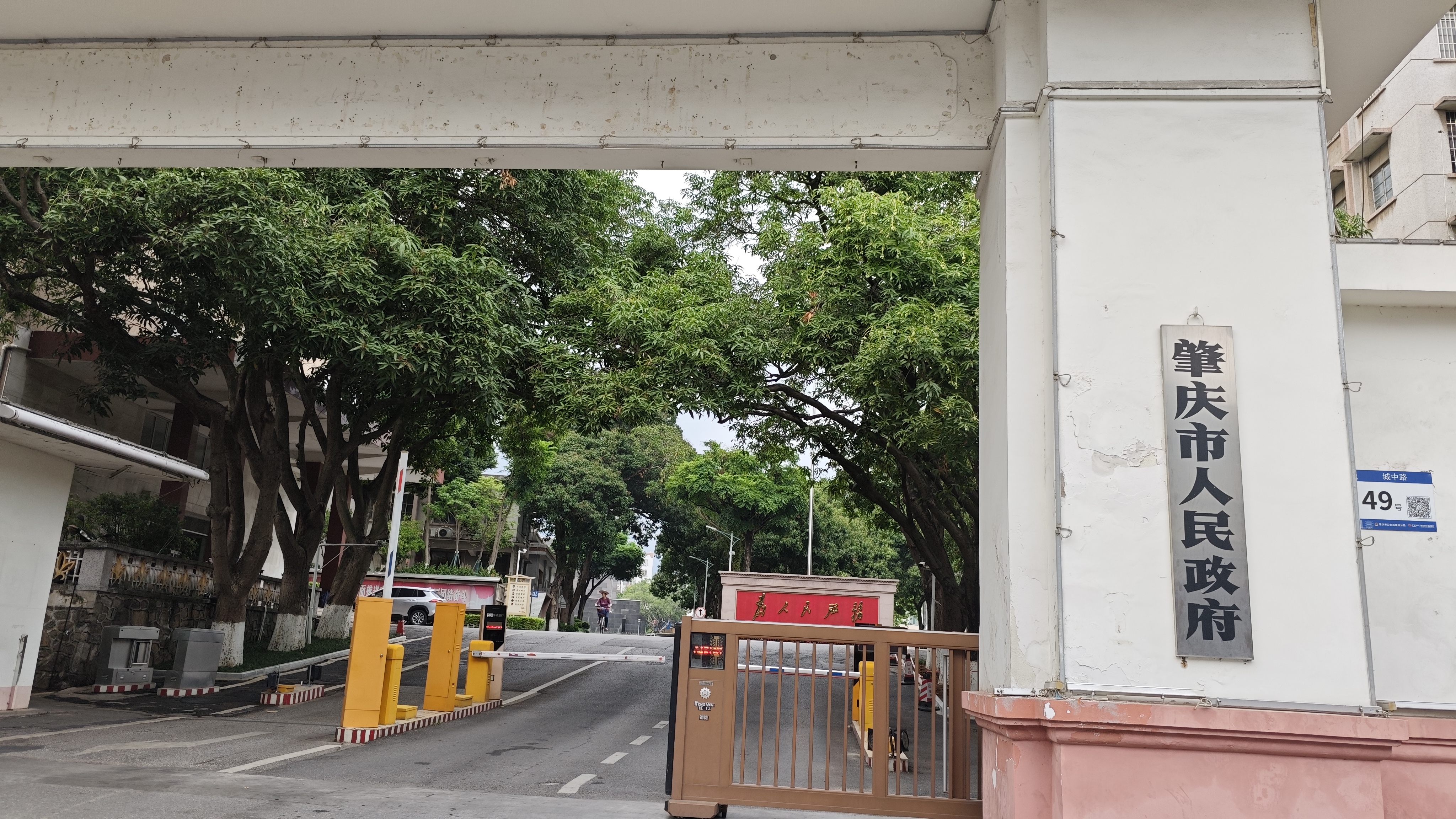 肇庆市政府真的好古朴啊,已经很久没见过这么朴实无华的行政单位了