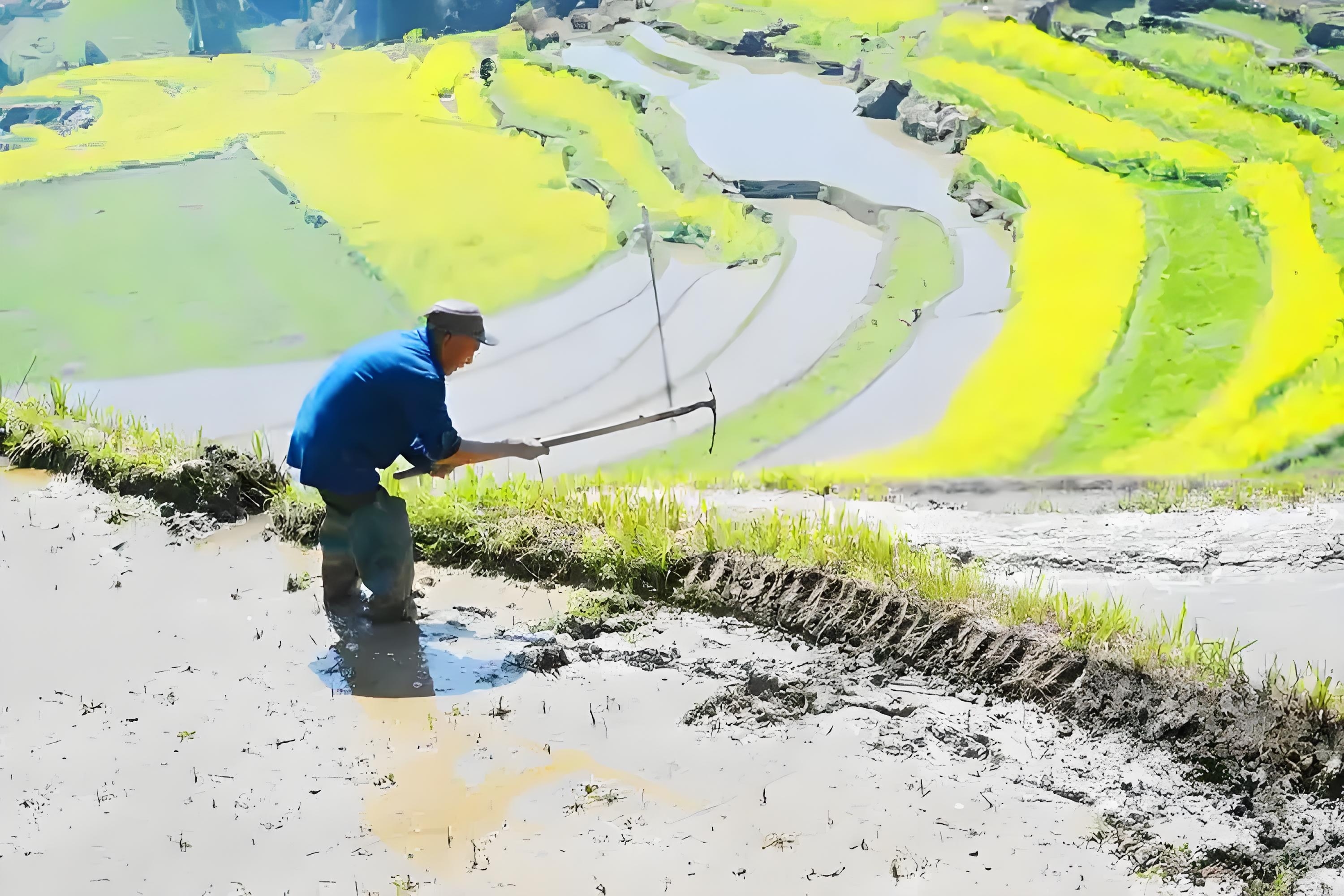 满野风光谁领略, 花边小立一黄牛