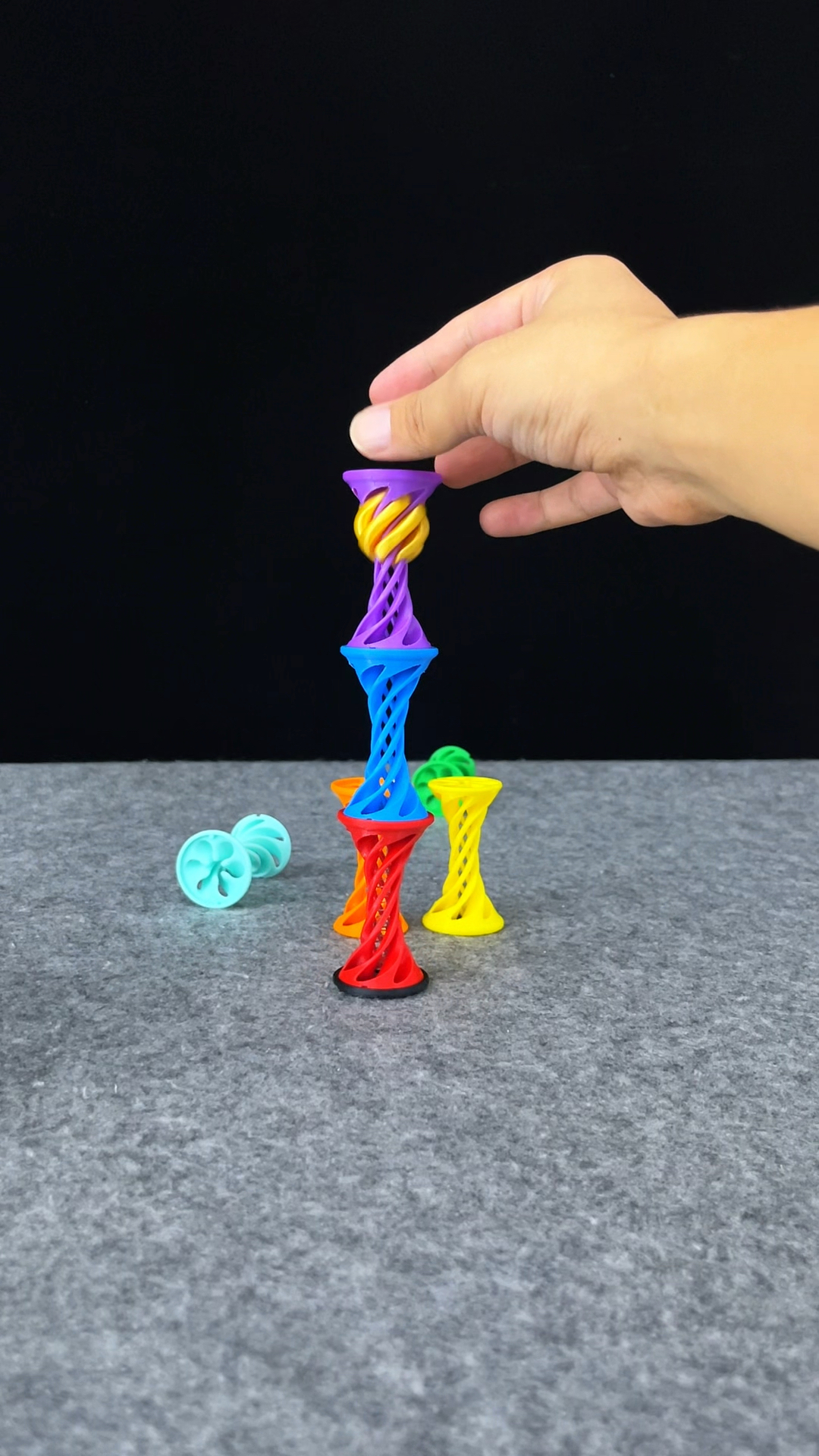 3d打印的弹射球解压模型玩具真的很解压