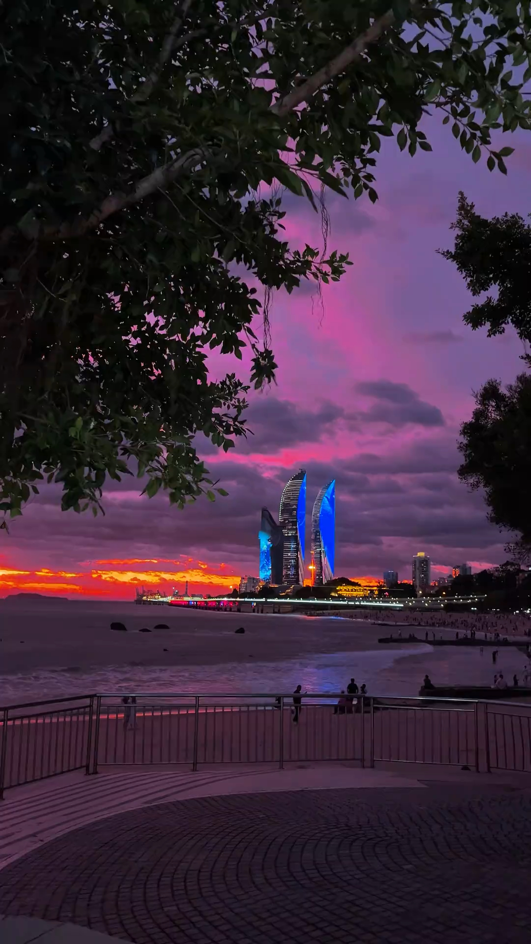 厦门日落时分,好美的风景