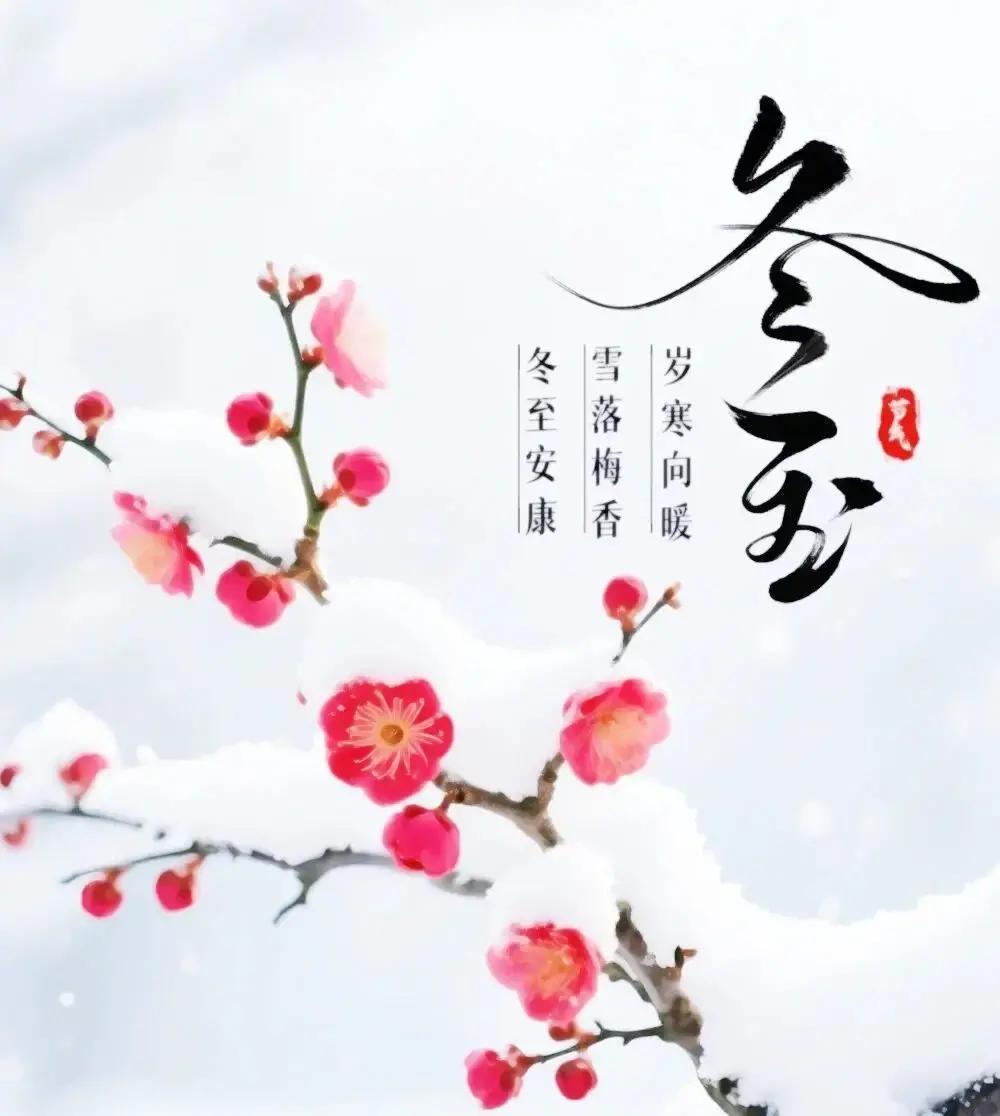 20张适合冬至发朋友圈的精美图片,20条冬至节气祝福语,冬至快乐