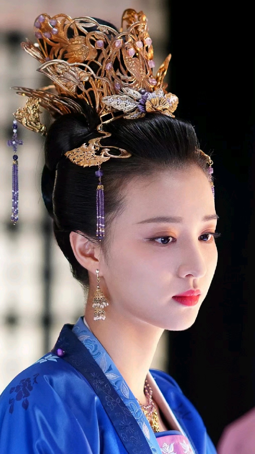 王楚然饰演的张贵妇,真的是沉鱼落雁和闭月羞花呀