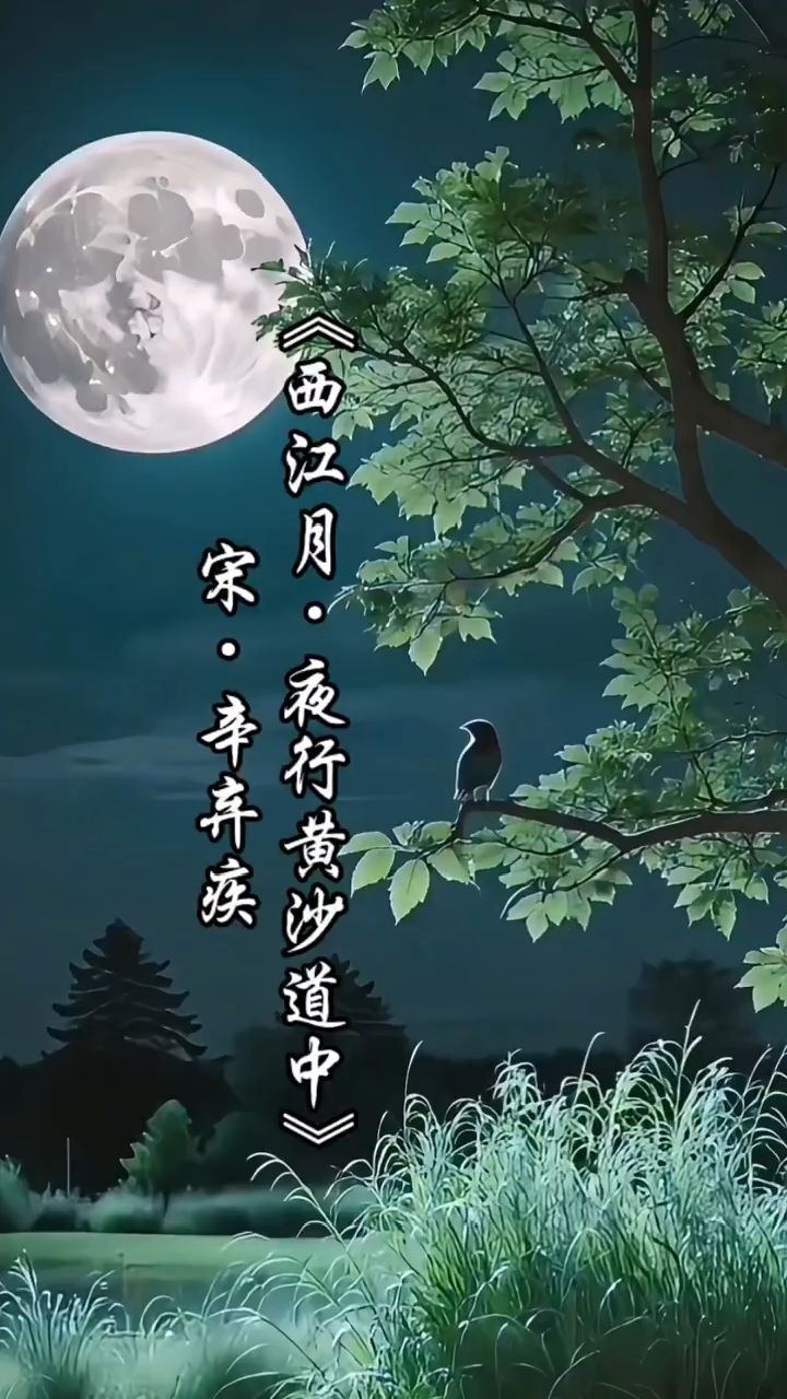 穿越千年的最美夏日诗词《西江月 夜行黄沙道中》