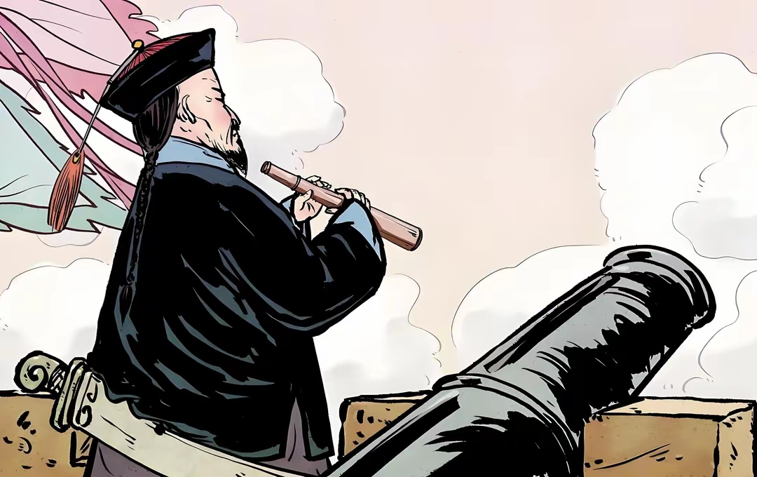 鸦片战争漫画鸦片战争卡通图片林则徐第二次鸦片战争 卡通林则徐卡通