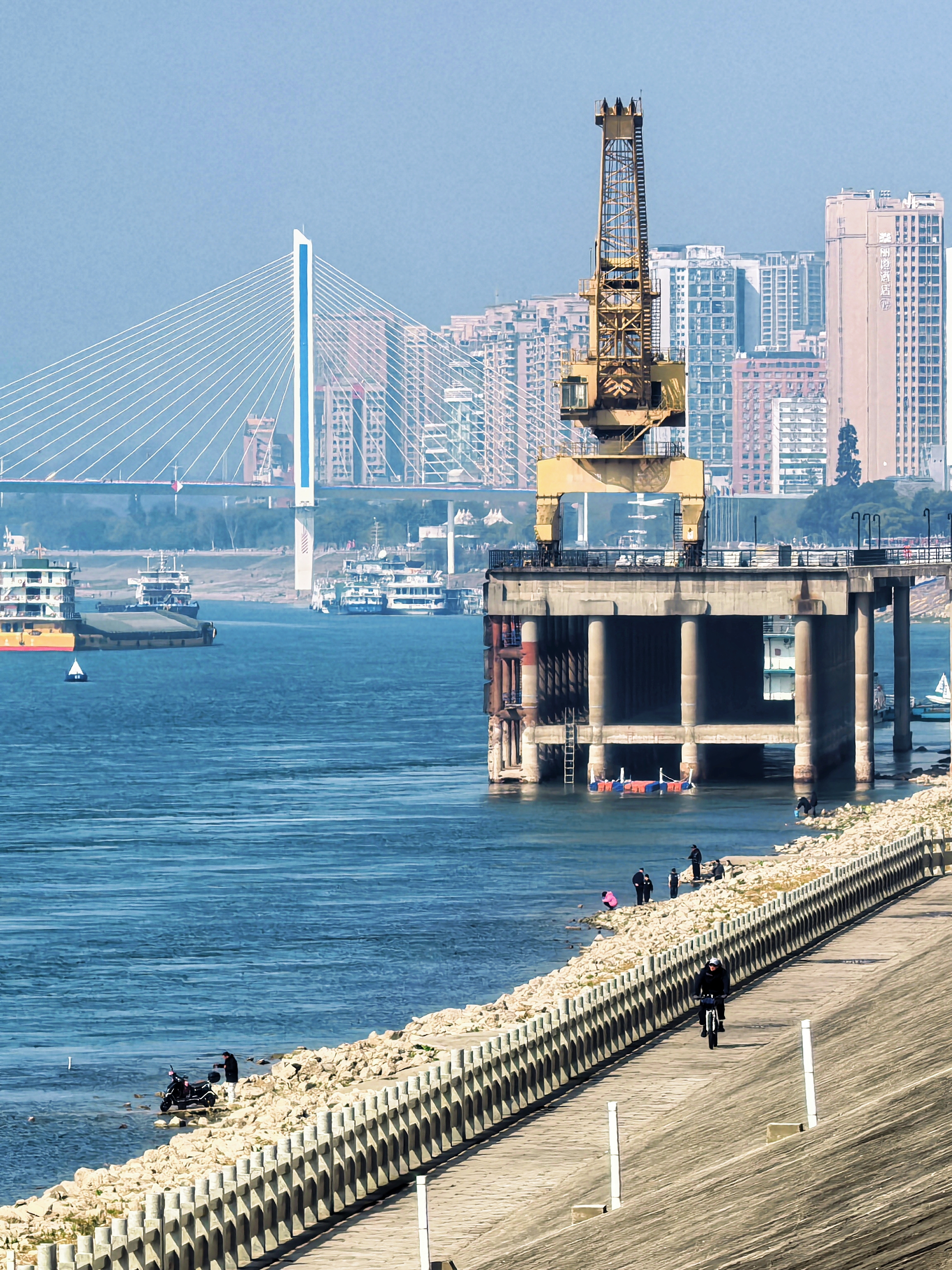 沿江武汉三江口图片沿江101号地标武汉沿江大道老码头区宜昌沿江大道