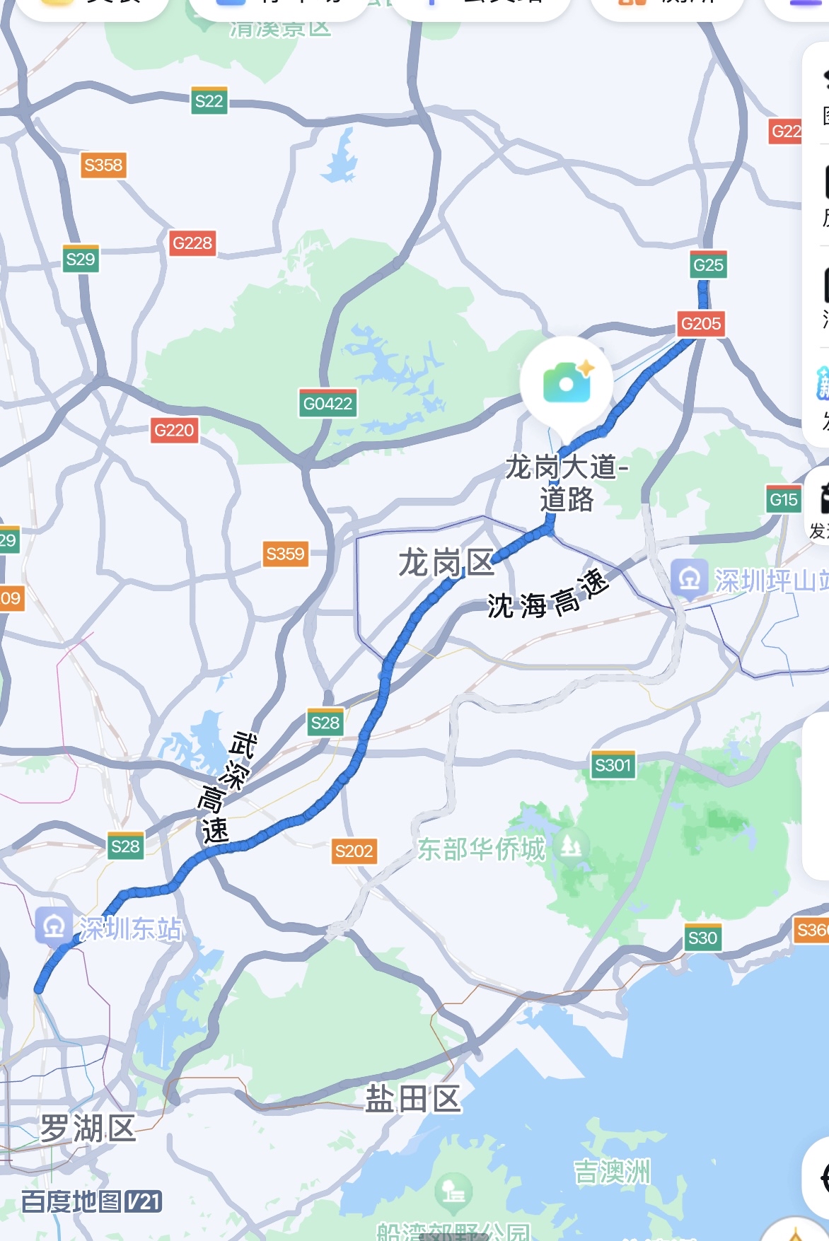 长度非常的长,几乎贯穿了整个龙岗区】 作为深圳市龙岗区的重要交通干