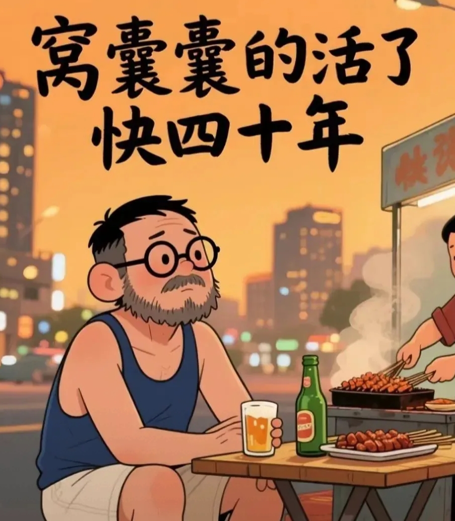 卷又卷不赢,摆又摆不烂 只能的头像男人摆烂漫画这几年我们怎么过想躺