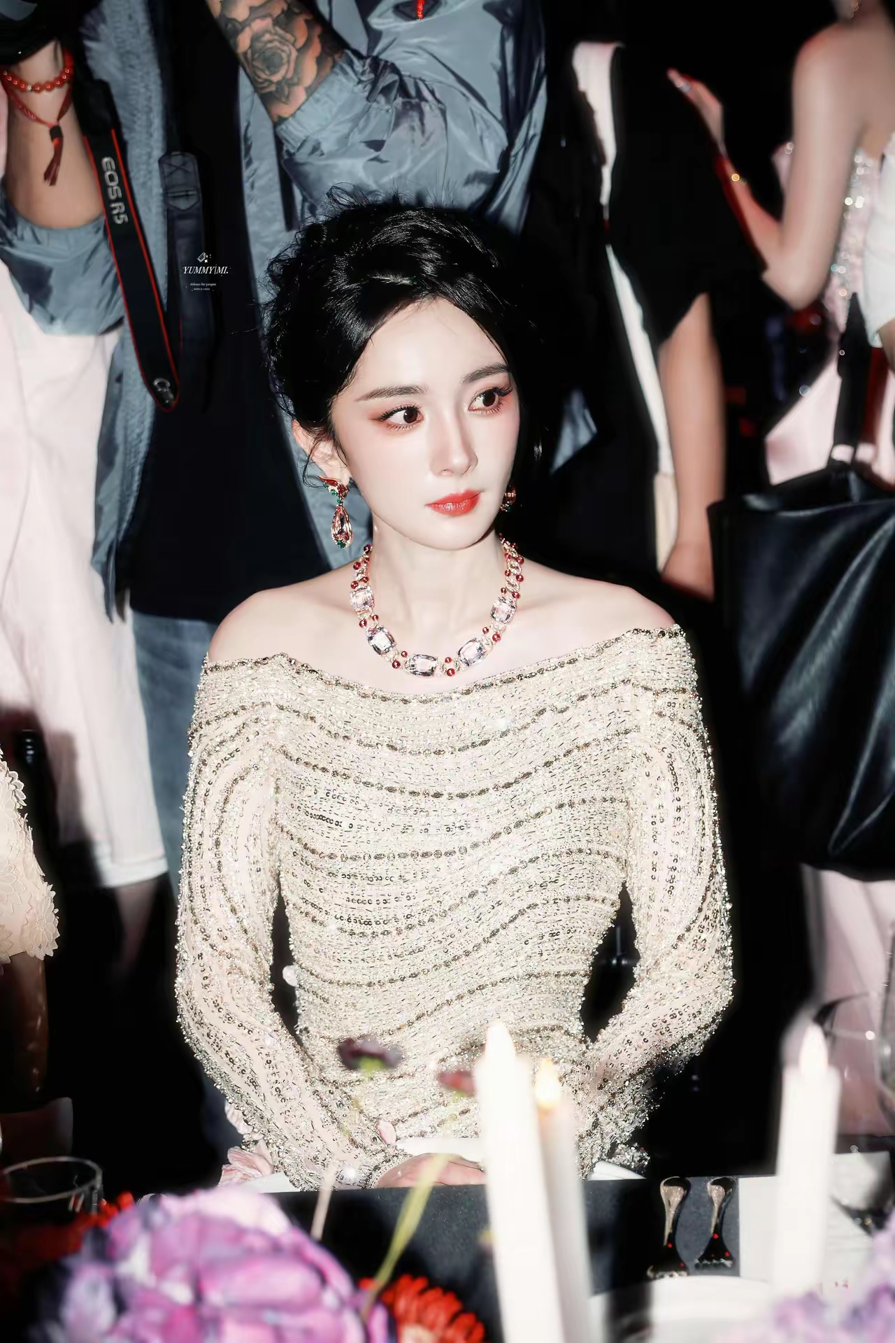 杨幂时尚芭莎内场神级美貌@杨幂