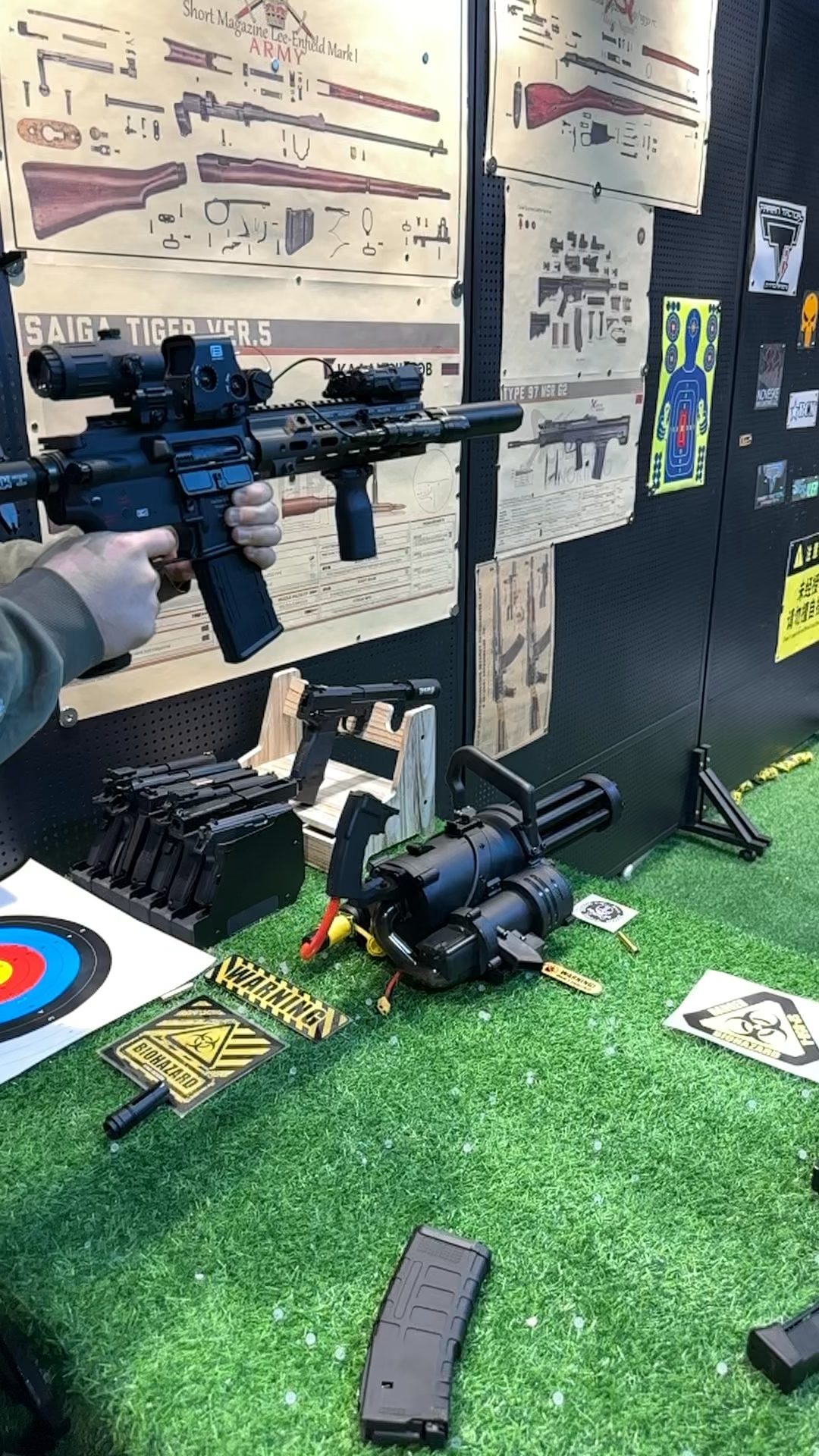 hk416抛壳玩具模型