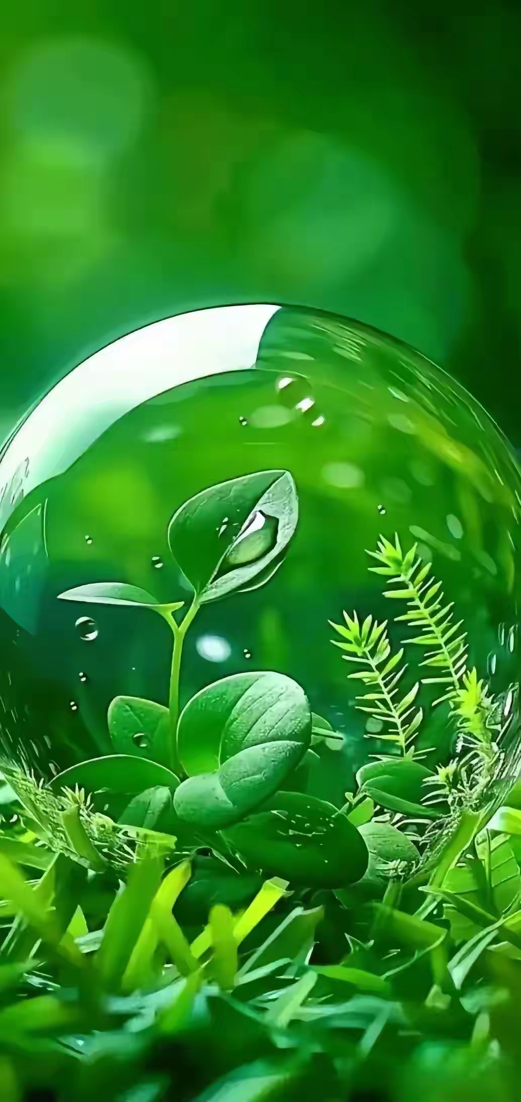 你该换绿色屏保了,眼科医生为你推荐的,一定要拿一张