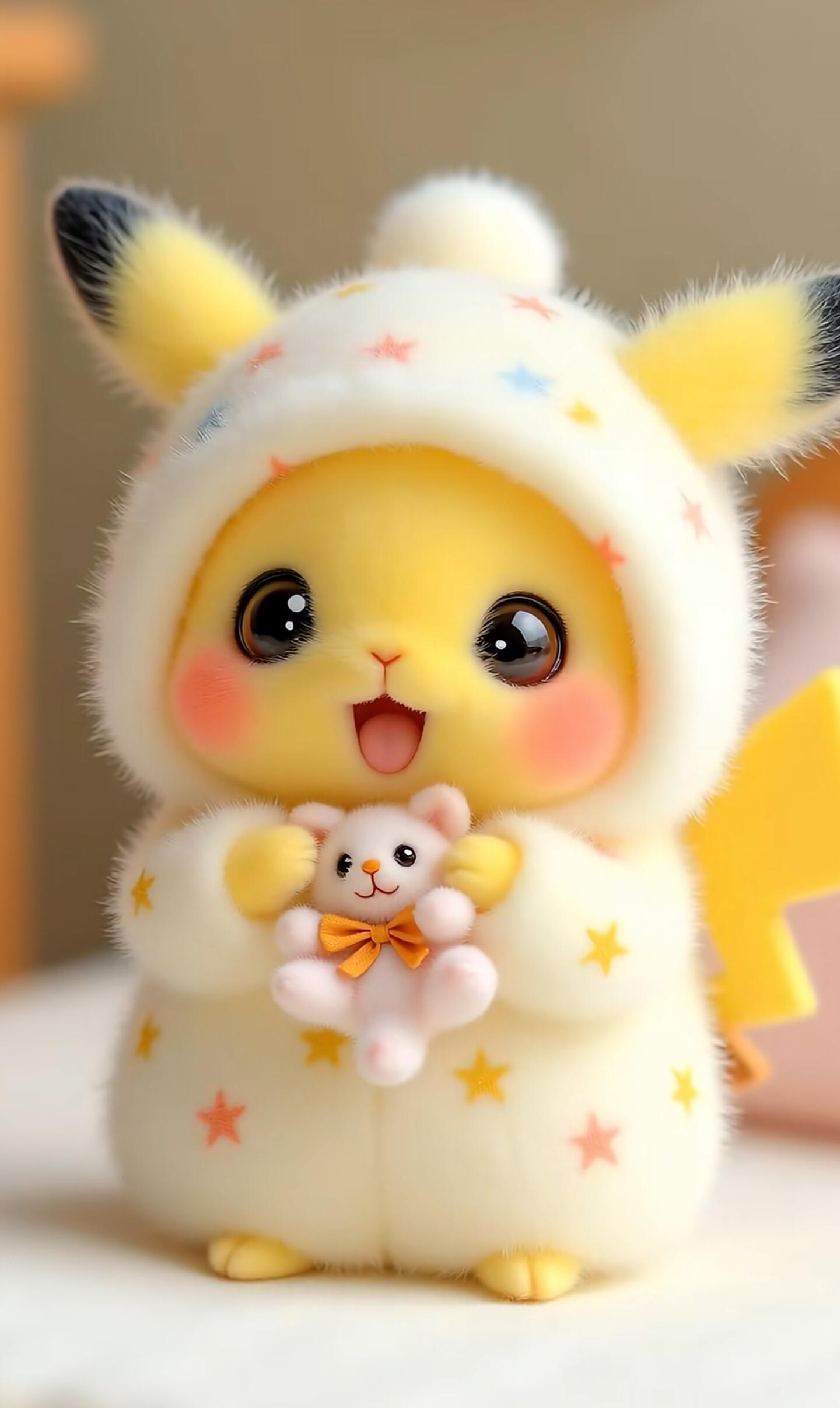 超可爱的皮卡丘,爱了爱了