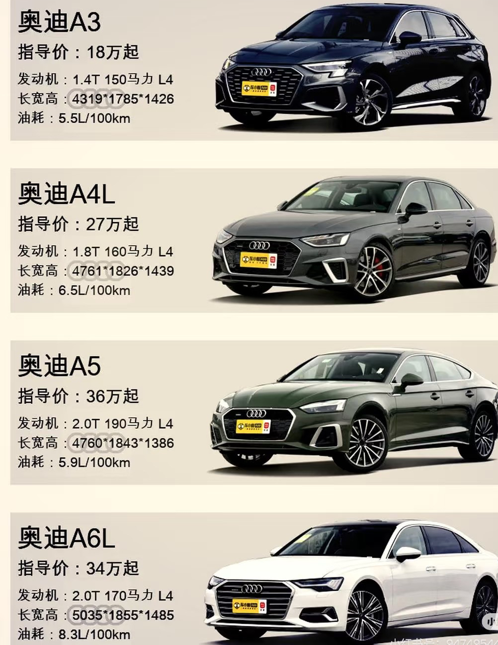 轿车型号哪里看