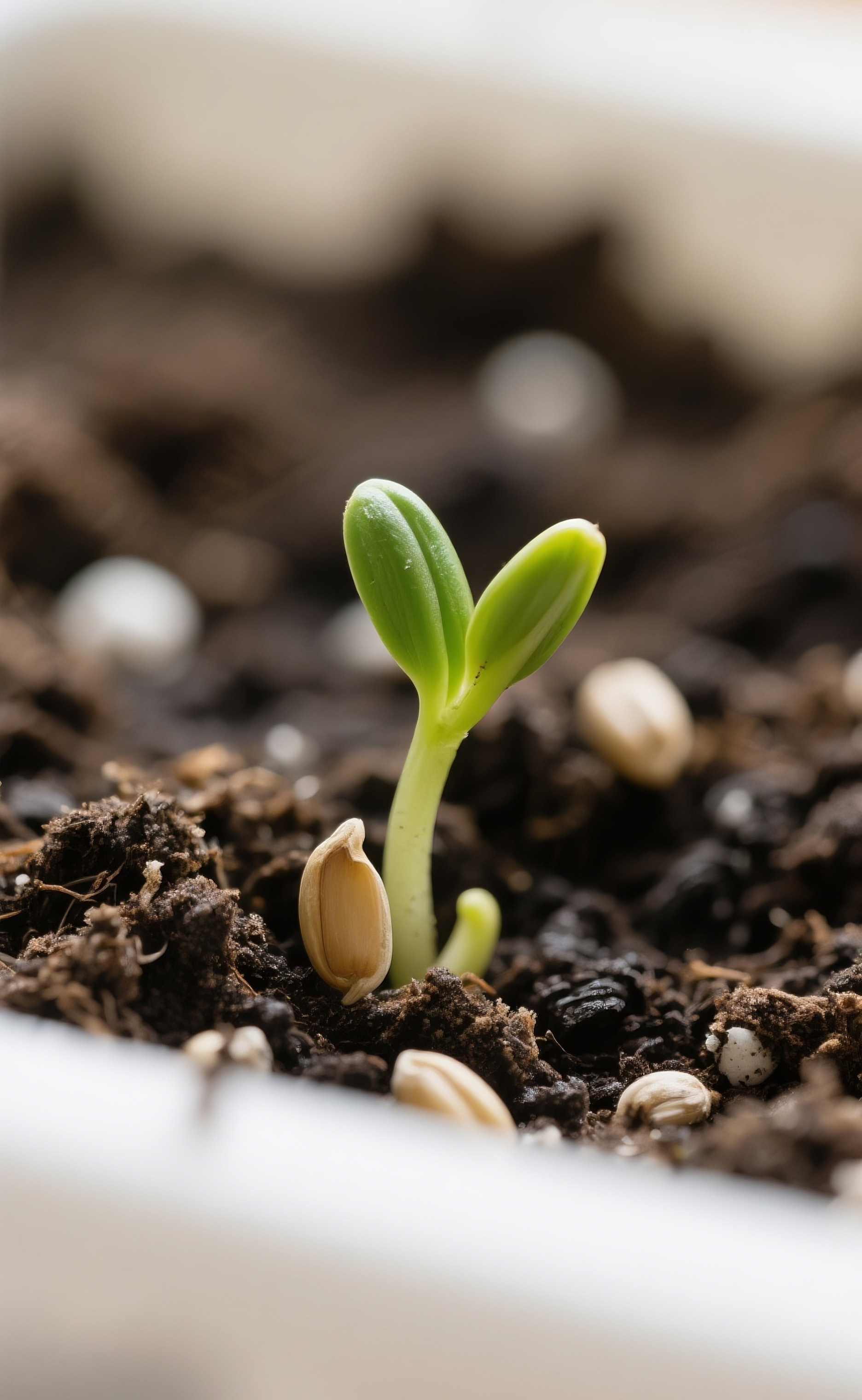 那一抹嫩绿,是对世界的初次试探