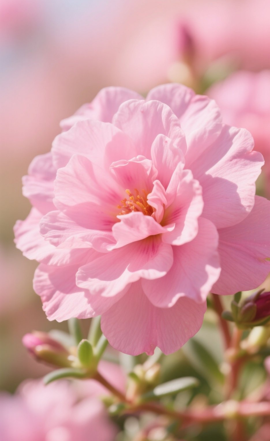 我这粉粉嫩嫩的少女心啊, 被这粉色的太阳花给惊艳了