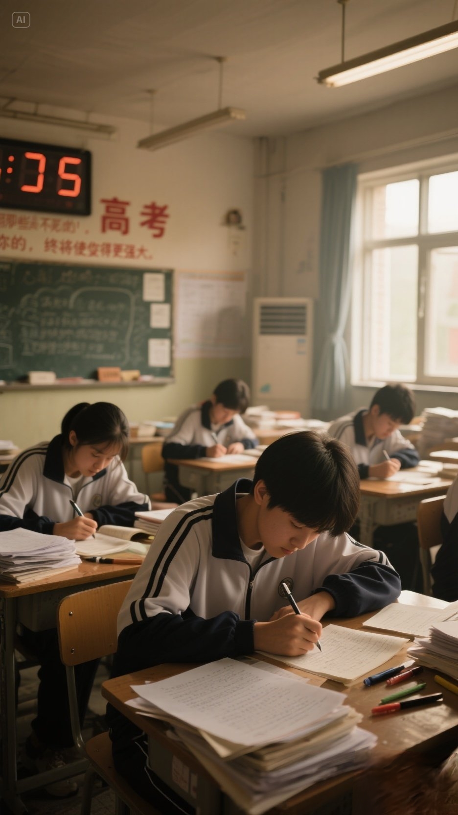 有一场青春叫高考，青春是一场又一场的考试