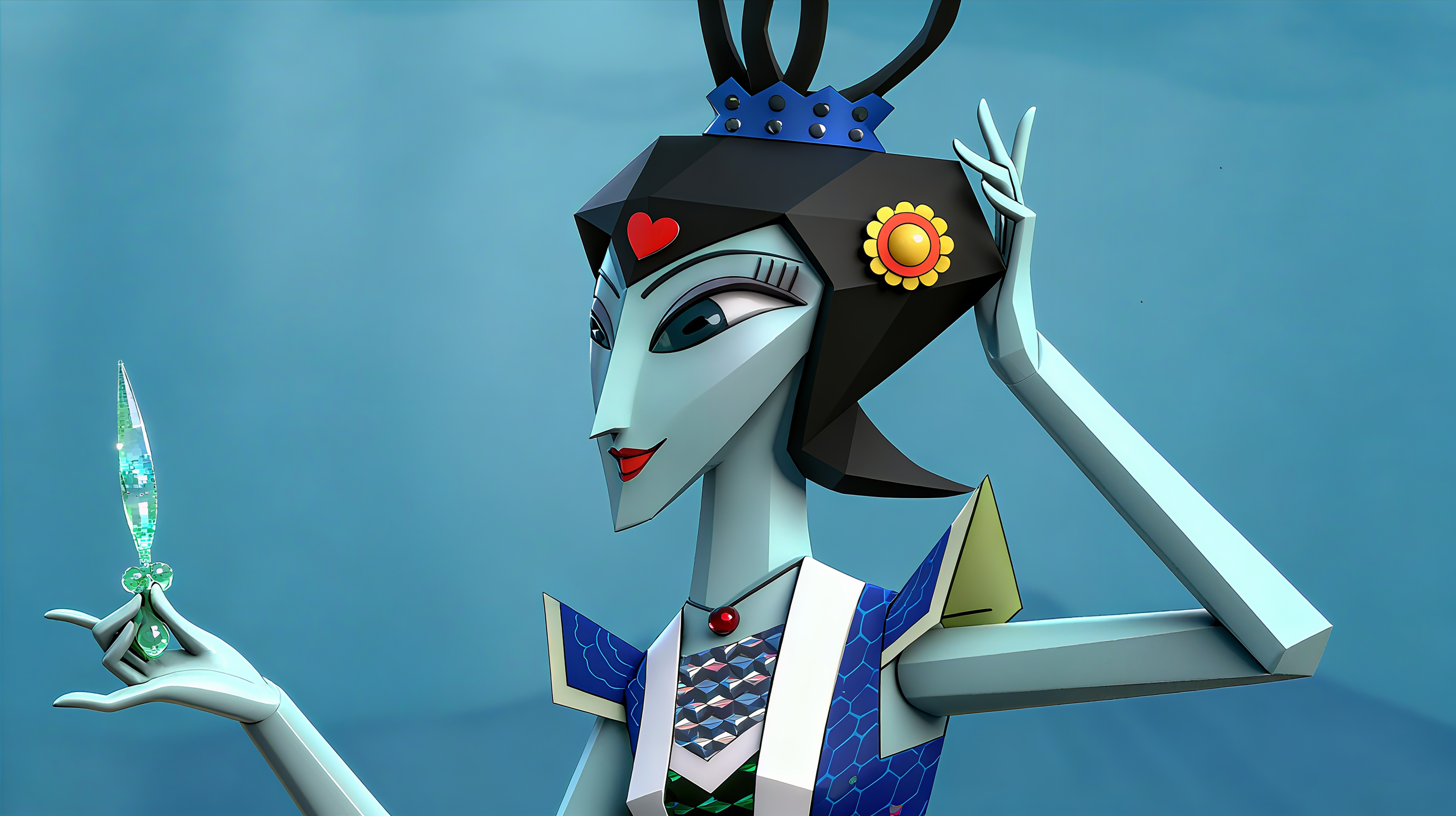 葫芦小金刚# 青蛇精3d版