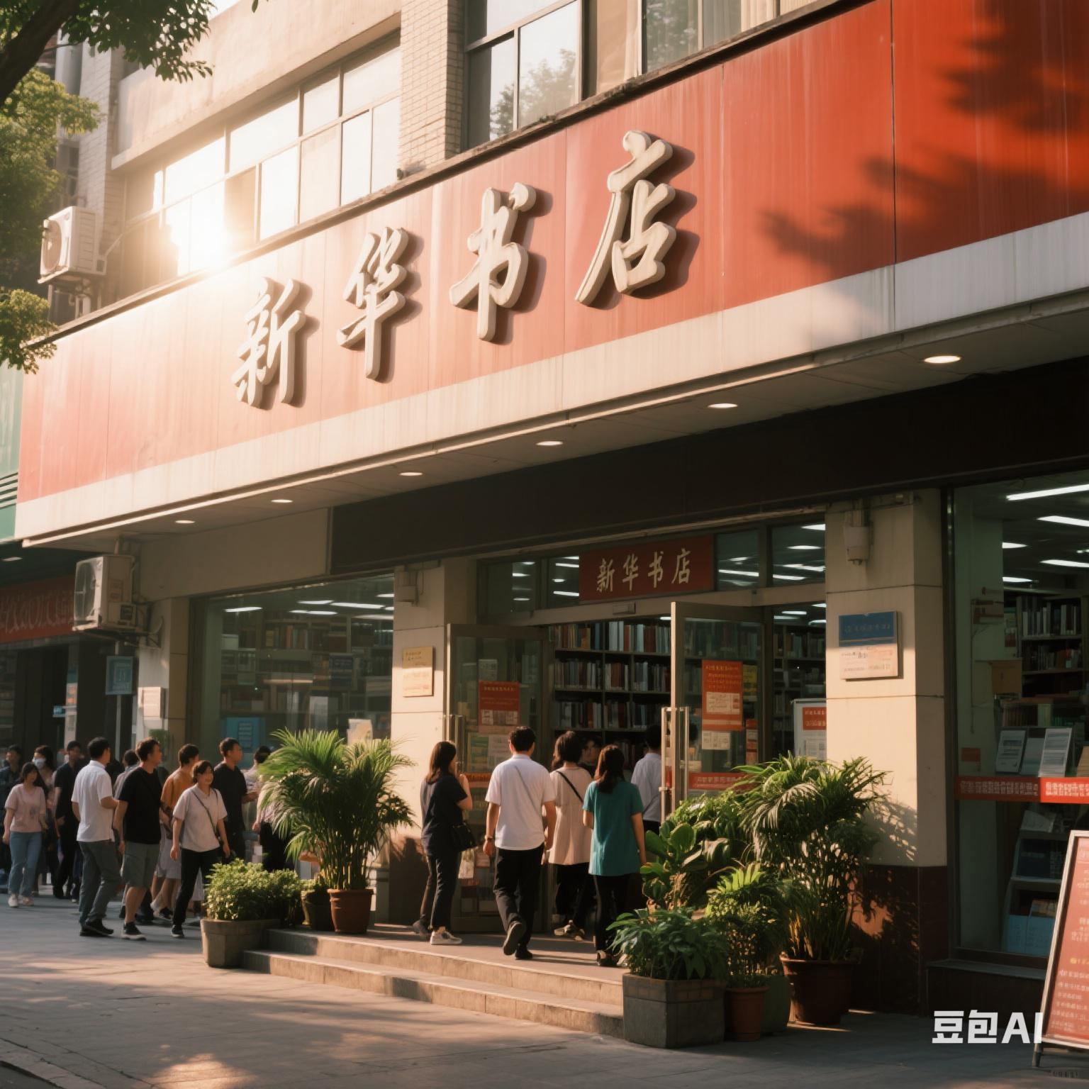 两个假期最盼着去的地儿,就是新华书店