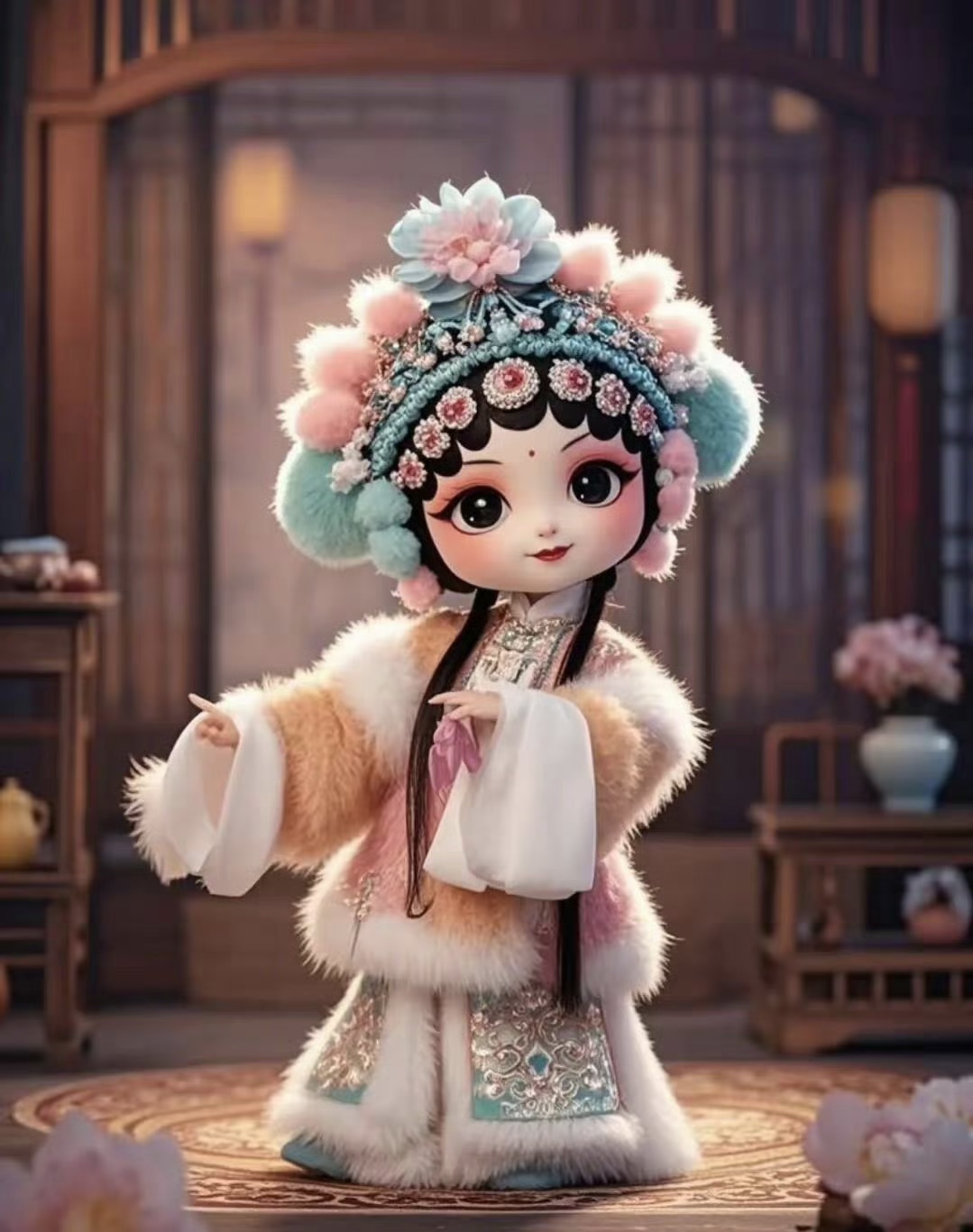 q版国潮戏曲京剧图