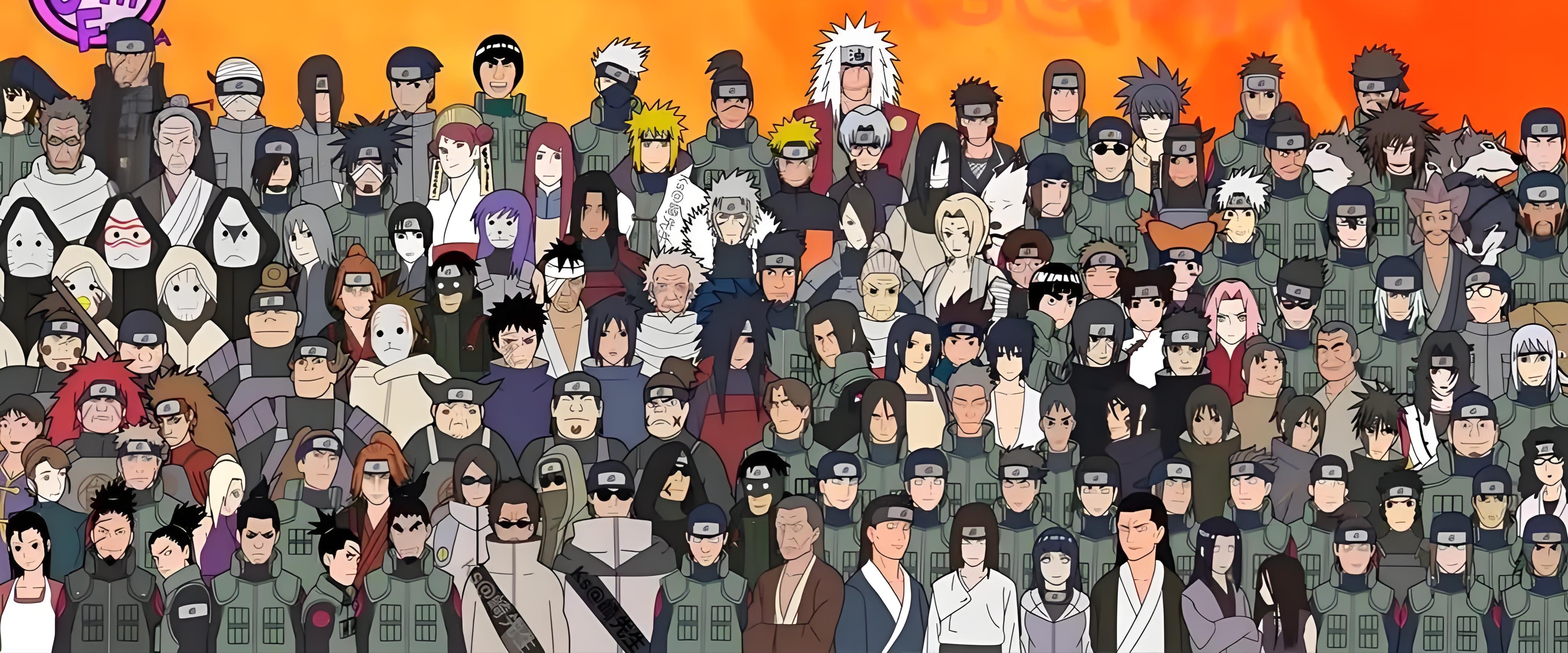 木叶村大家庭大合照来喽!幸福的大家庭,柱间最初的畅想!