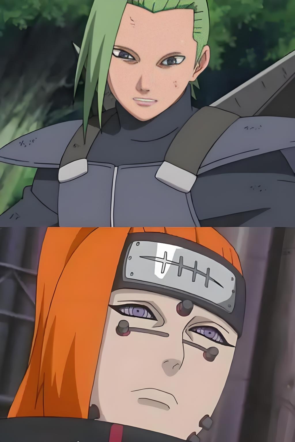 佩恩六道:天道,人间道,修罗道,地狱道,饿鬼道,畜生道,每个尸体之前都