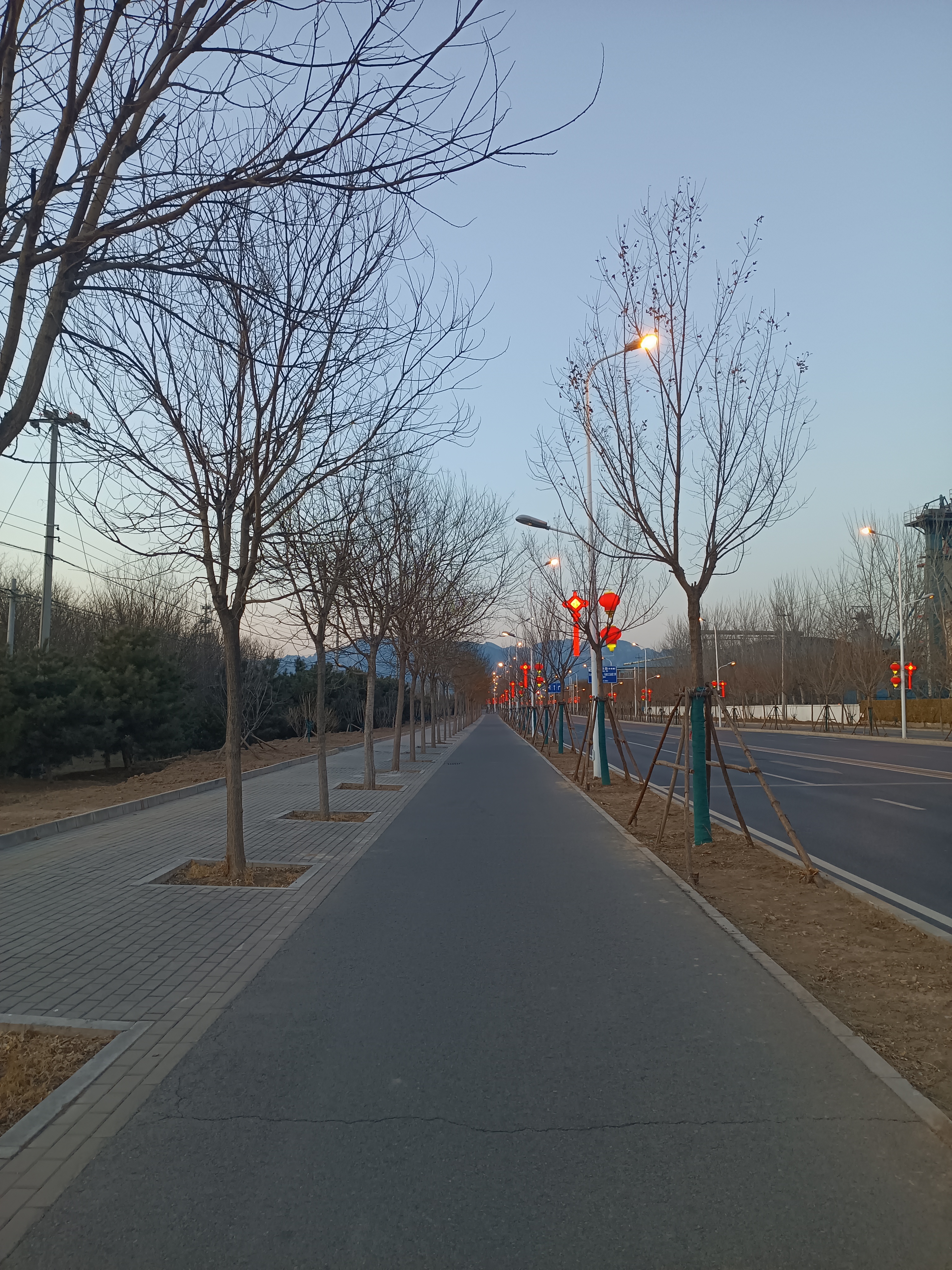北京大马路上的年味