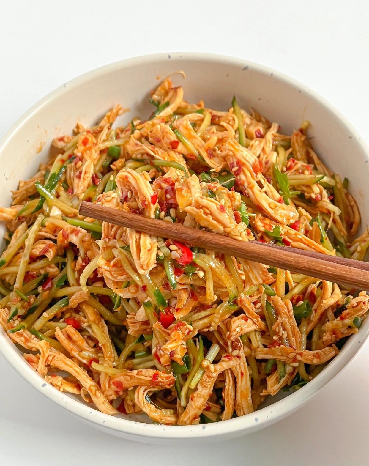 鸡丝炒碗