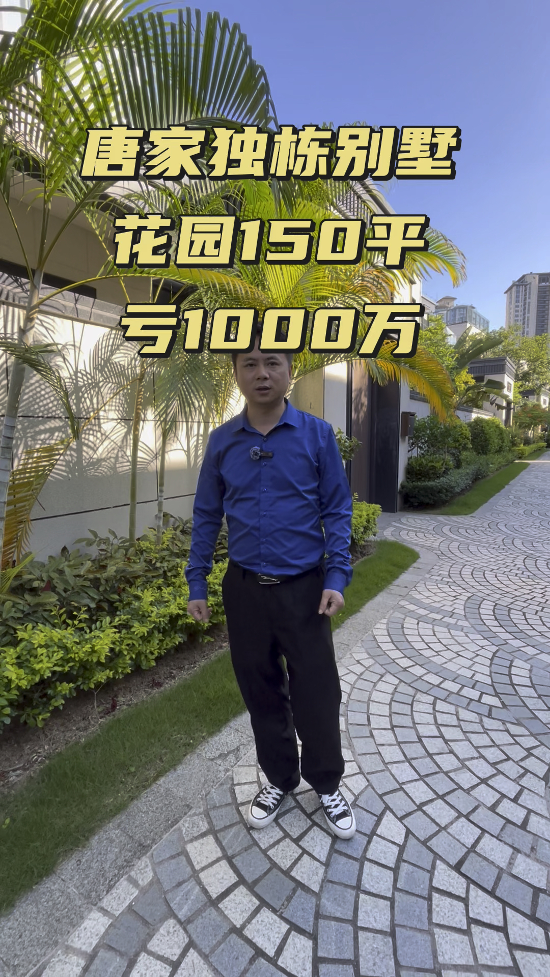 唐家独栋海景别墅,花园150平,亏1000万