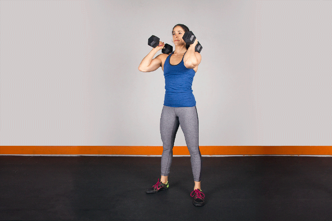 30分钟哑铃全身训练,短时高效燃脂增肌