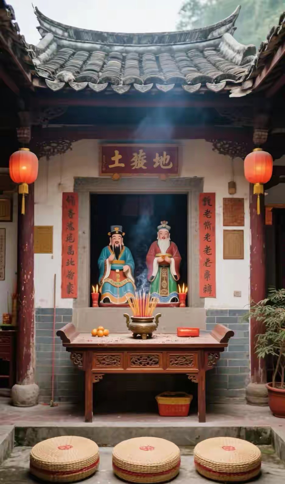 兴旺,财源广进谷满仓;宅舍安宁无惊扰,邪祟不侵福寿长;日子红火胜朝阳