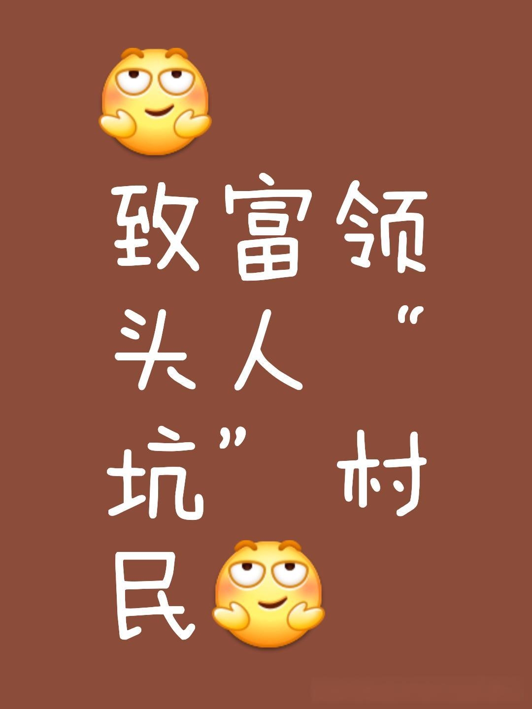 他让每个人拿出2000块钱,村里一共800人,这么着就凑了160万