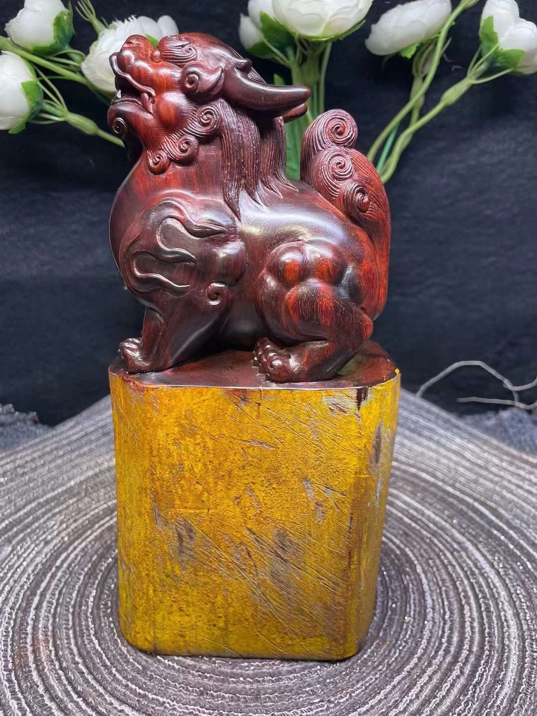 印度拆庙老料 小叶紫檀