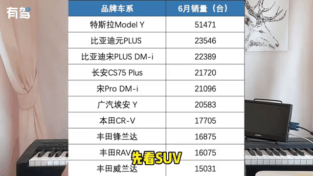 国产B级SUV销量冠军：单月突破2万台，紧逼特斯拉Model Y-有驾
