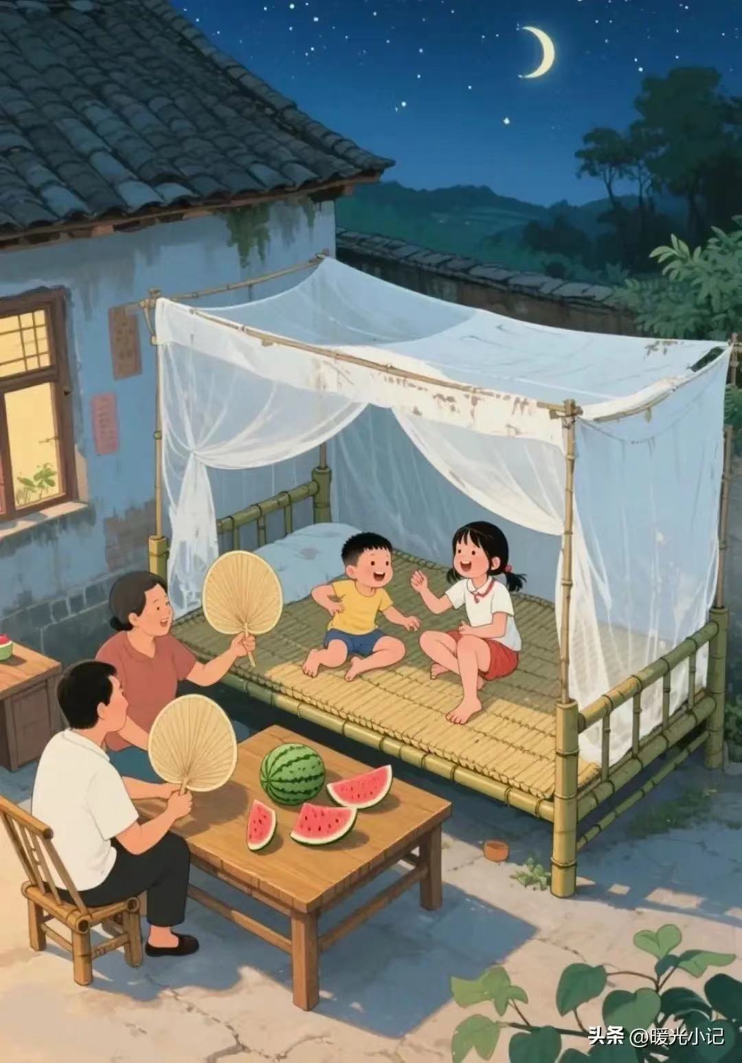 小时候的夏天没有空调却有最凉爽的快乐