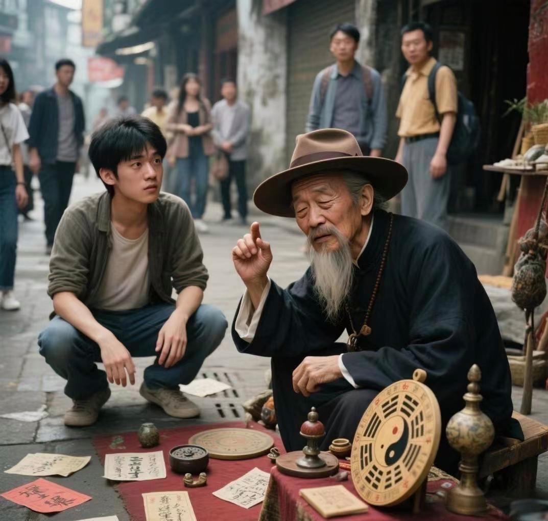 有个男的跑去算命,老先生瞧了瞧说:"你20岁能谈恋爱,23岁娶媳妇,24岁