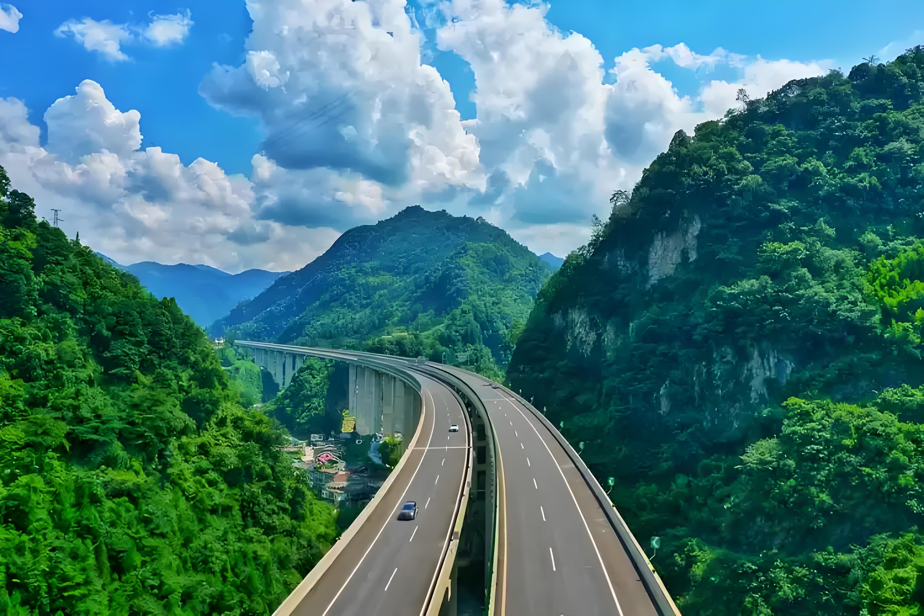 高速公路具有行车速度快,通行能力大,运输成本低,行车安全等特点,能够